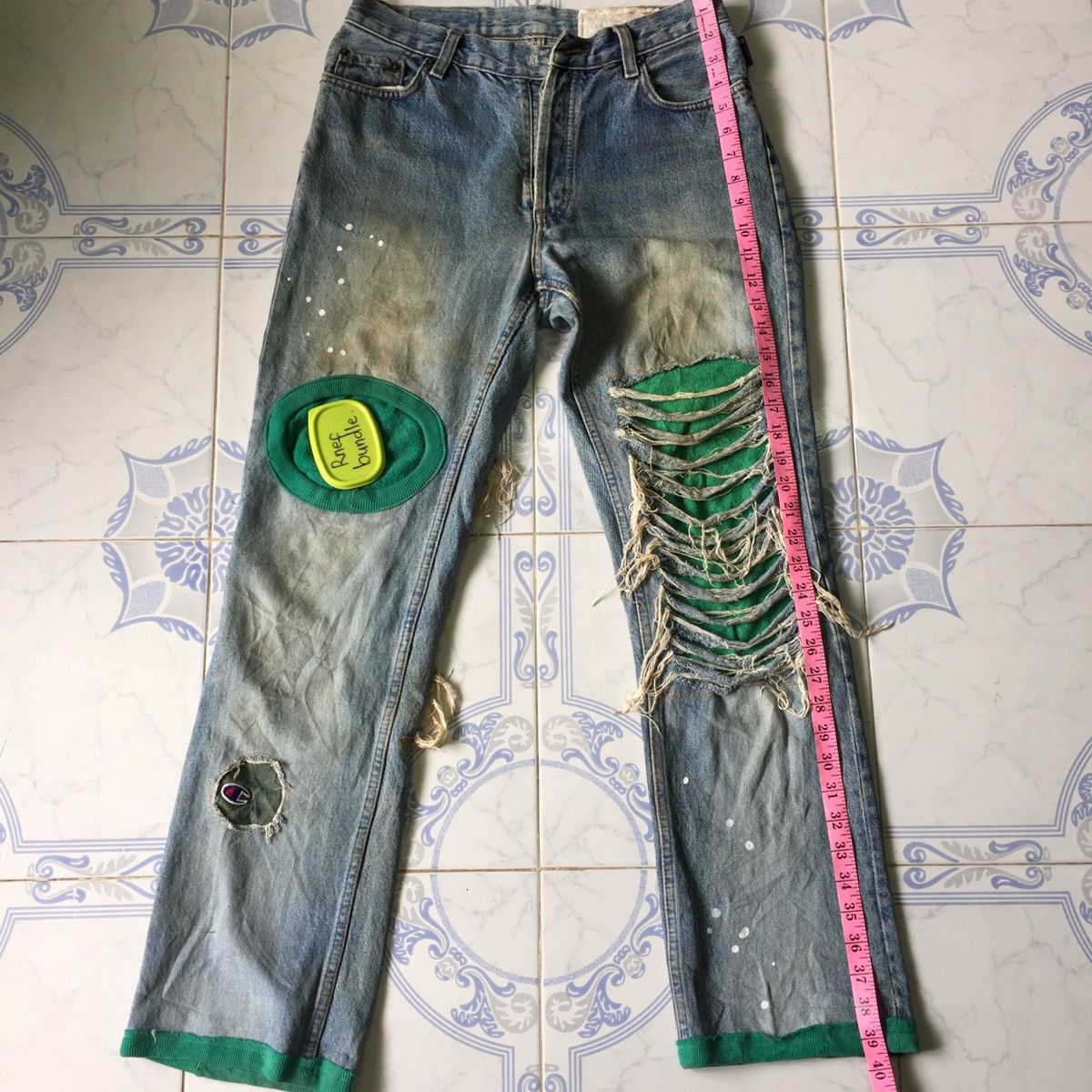 Levi's Rare Levi’s jeans pant custom made champion Size US 29 - 13 Thumbnail