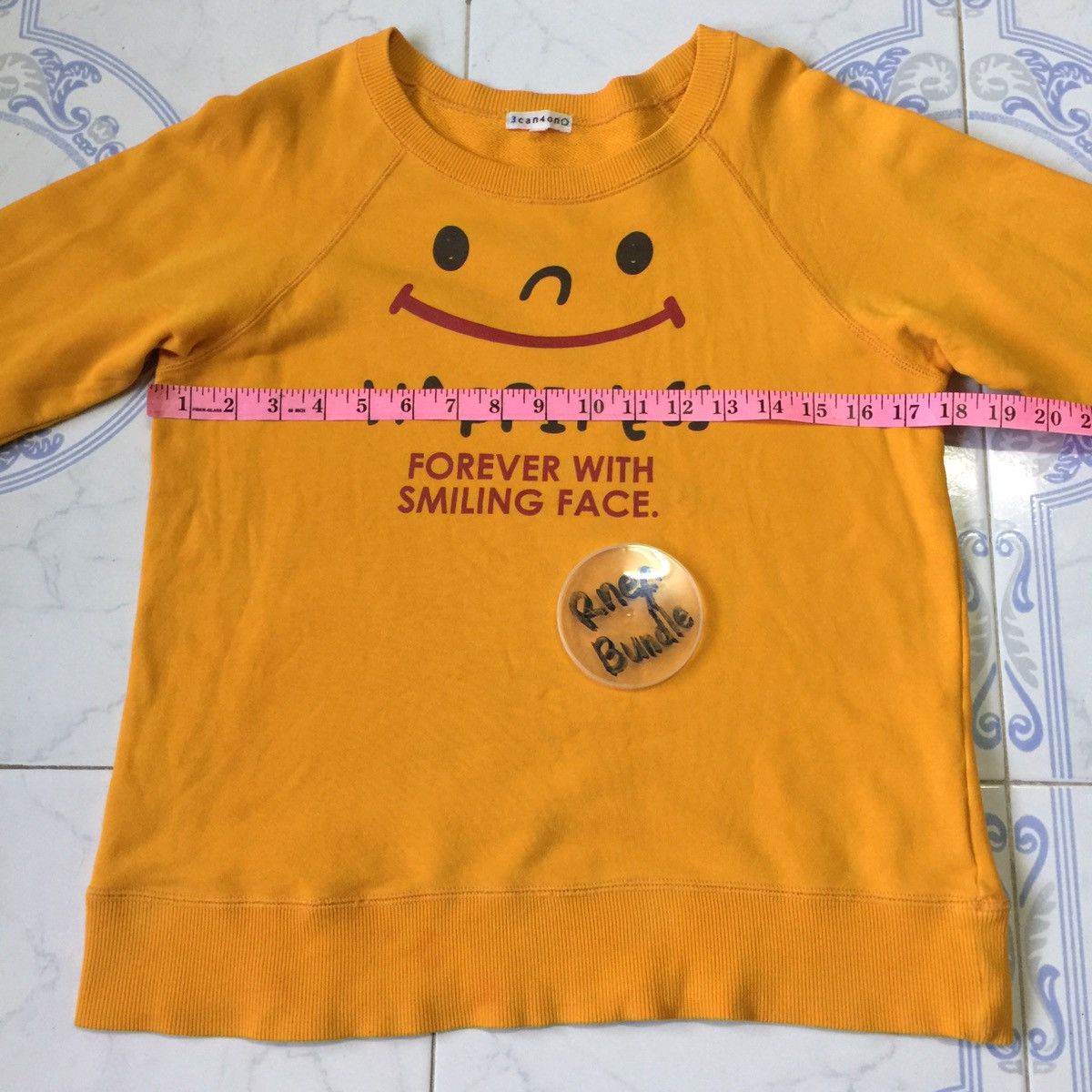 Japanese Brand Smiley Face sweatshirt Size US S / EU 44-46 / 1 - 8 Thumbnail