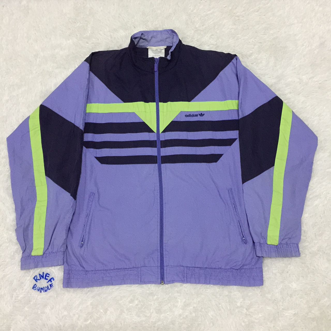 Adidas Vintage adidas sweater jacket Size US XL / EU 56 / 4 - 1 Thumbnail