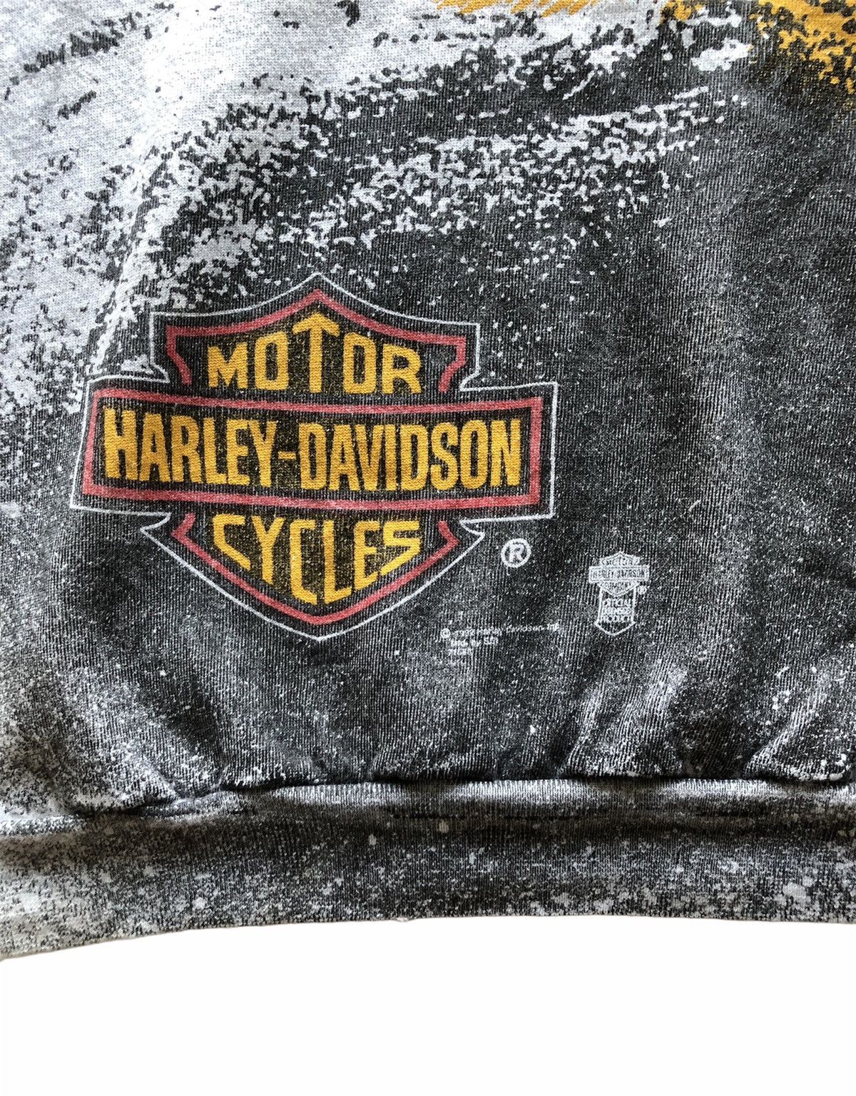 Harley Davidson 1992 Vintage Harley Davidson 3D Eagle Overprint sweatshirt Size US XL / EU 56 / 4 - 6 Thumbnail