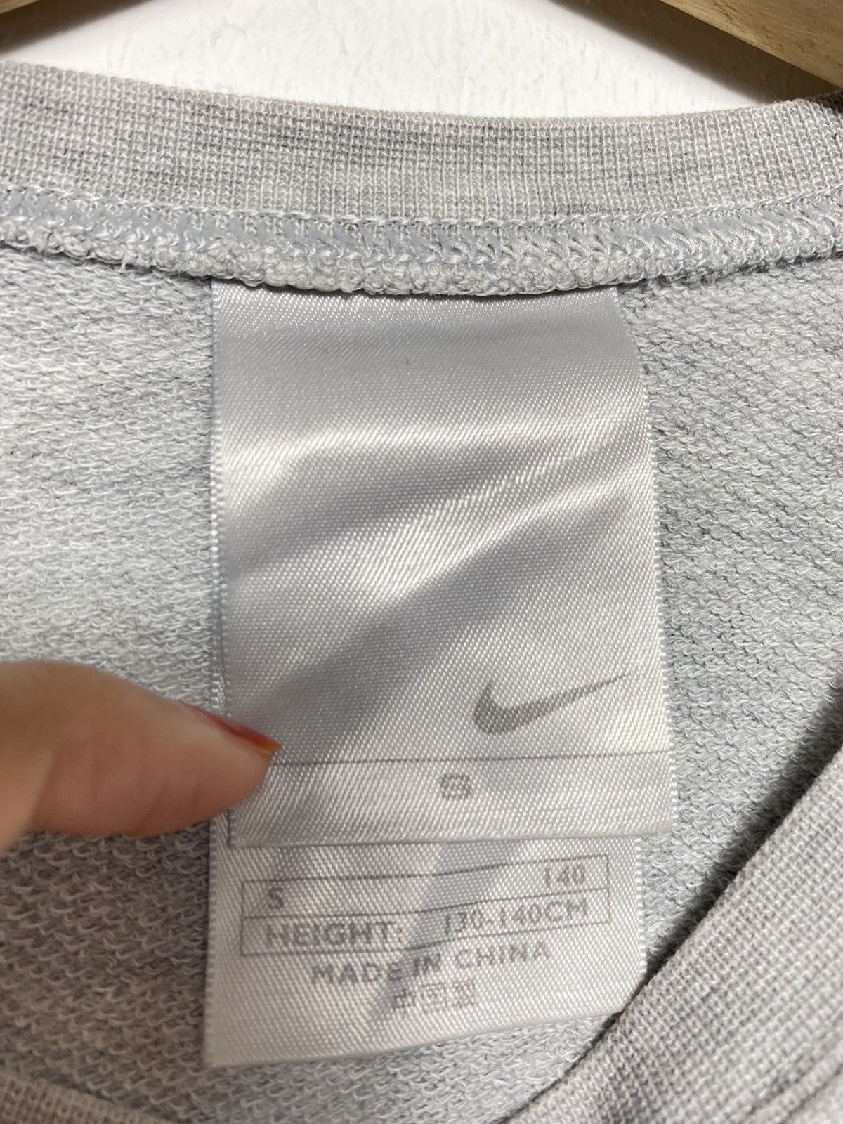 Nike × Vintage Vintage Nike Air Swoosh Crewneck/ Travis Scott Style Size US S / EU 44-46 / 1 - 7 Thumbnail