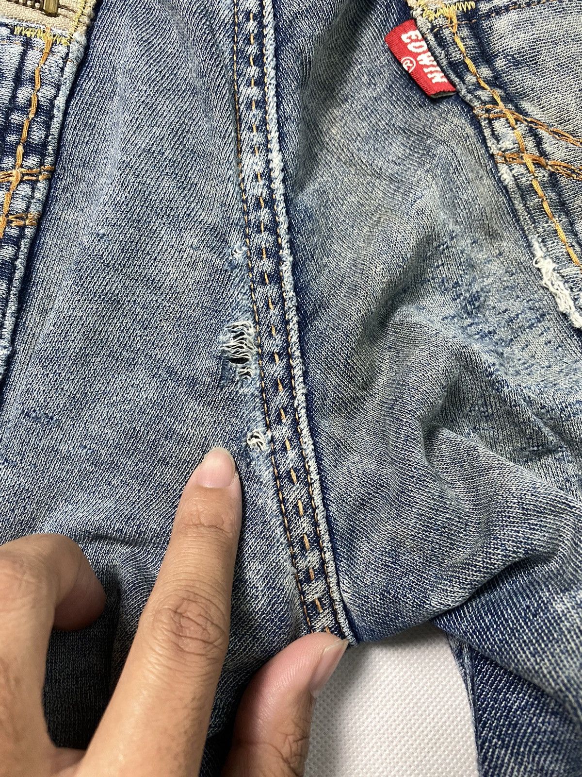 Edwin Edwin Distressed Short Pant Stretchable Size US 34 / EU 50 - 15 Thumbnail