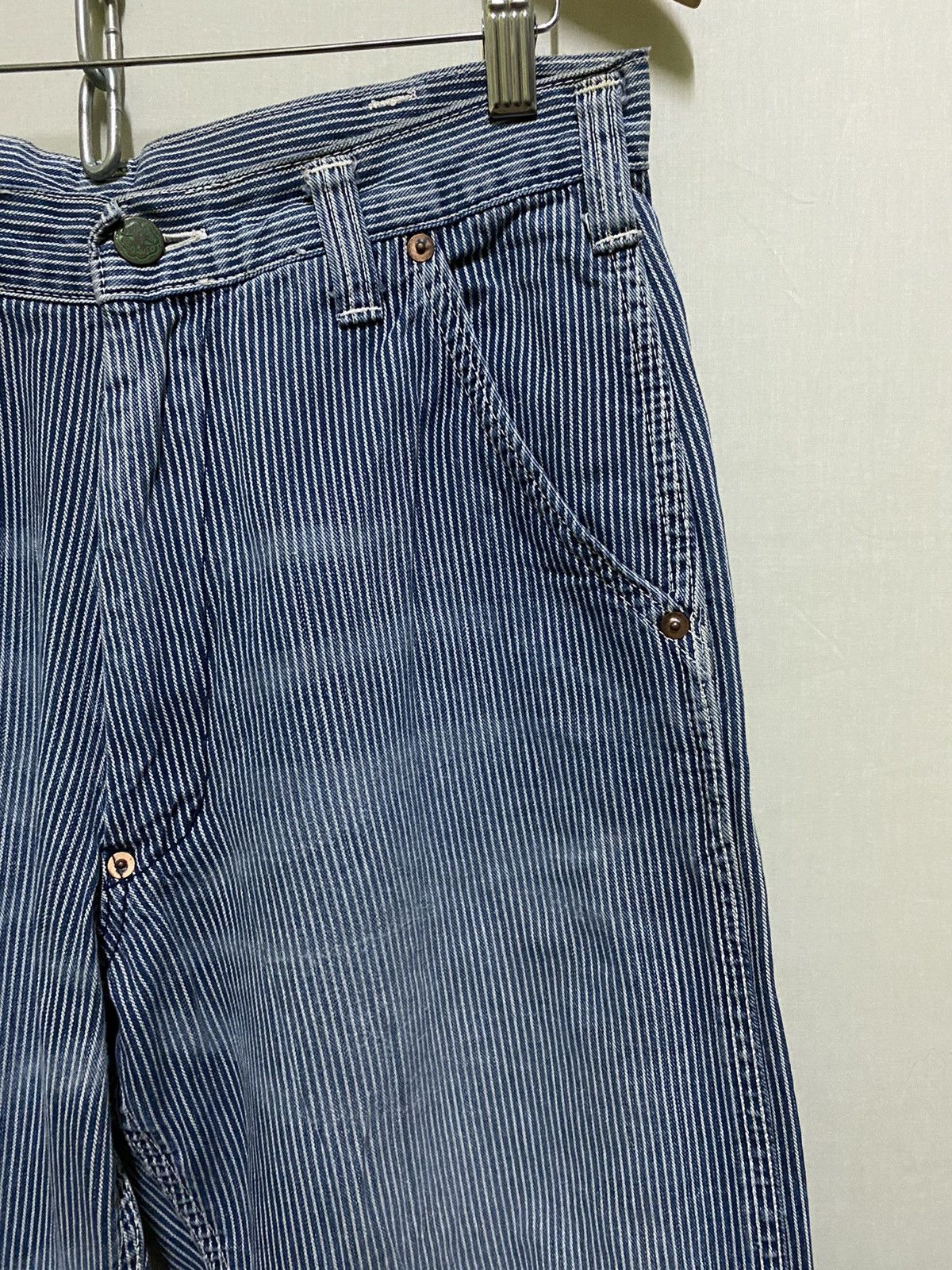 Oshkosh Vintage Oshkosh Worker Pants Stripes Hickory Jeans Size US 30 / EU 46 - 3 Thumbnail
