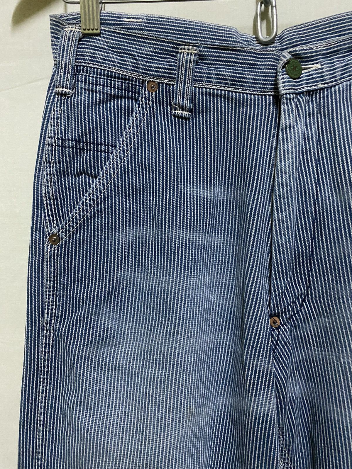 Oshkosh Vintage Oshkosh Worker Pants Stripes Hickory Jeans Size US 30 / EU 46 - 2 Thumbnail