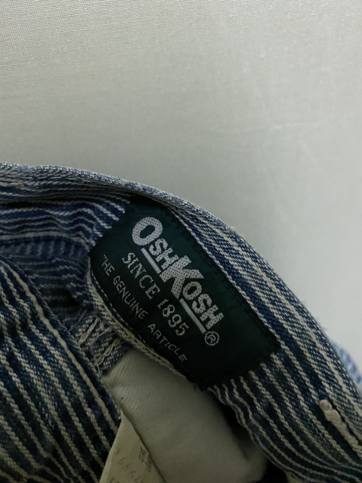 Oshkosh Vintage Oshkosh Worker Pants Stripes Hickory Jeans Size US 30 / EU 46 - 12 Thumbnail