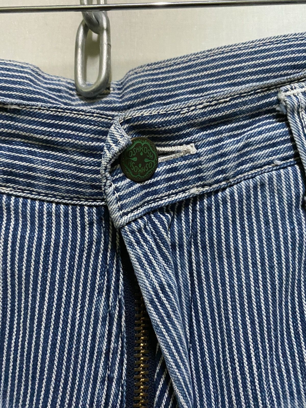 Oshkosh Vintage Oshkosh Worker Pants Stripes Hickory Jeans Size US 30 / EU 46 - 6 Thumbnail
