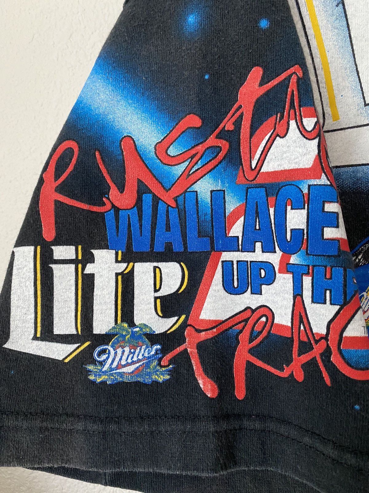 NASCAR Rare Vintage Nascar X Rusty Wallace Shirt Size US L / EU 52-54 / 3 - 4 Thumbnail
