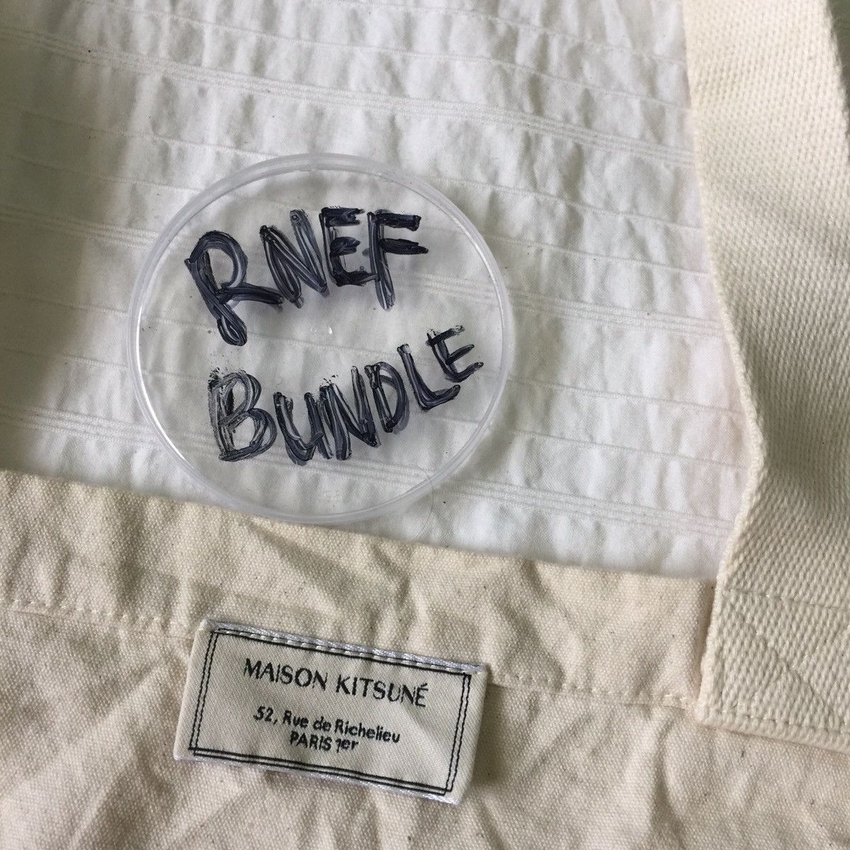 Maison Kitsune Maison kitsune tote bag Size ONE SIZE - 9 Thumbnail