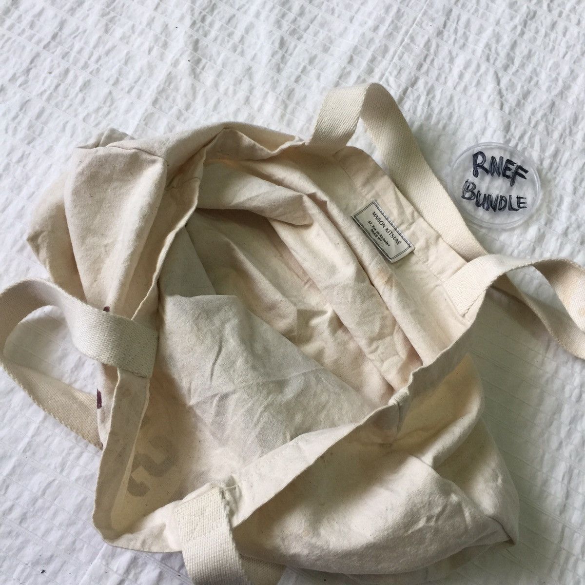 Maison Kitsune Maison kitsune tote bag Size ONE SIZE - 10 Thumbnail