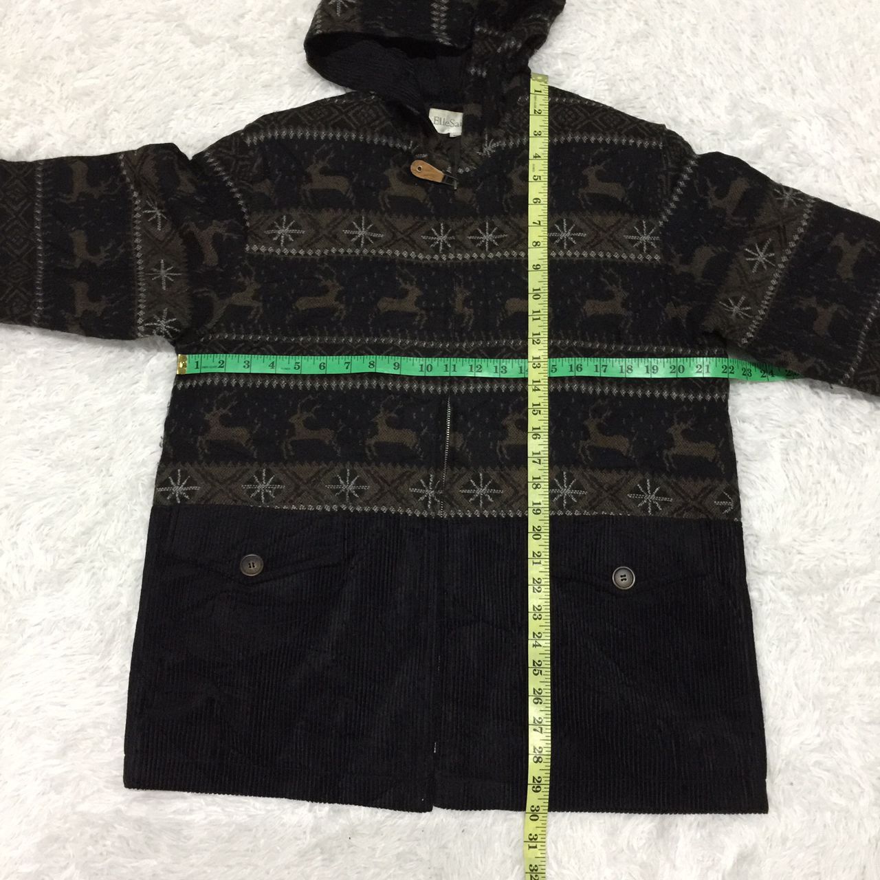 Japanese Brand ElleSaison wool jacket navajo design Size US M / EU 48-50 / 2 - 4 Thumbnail