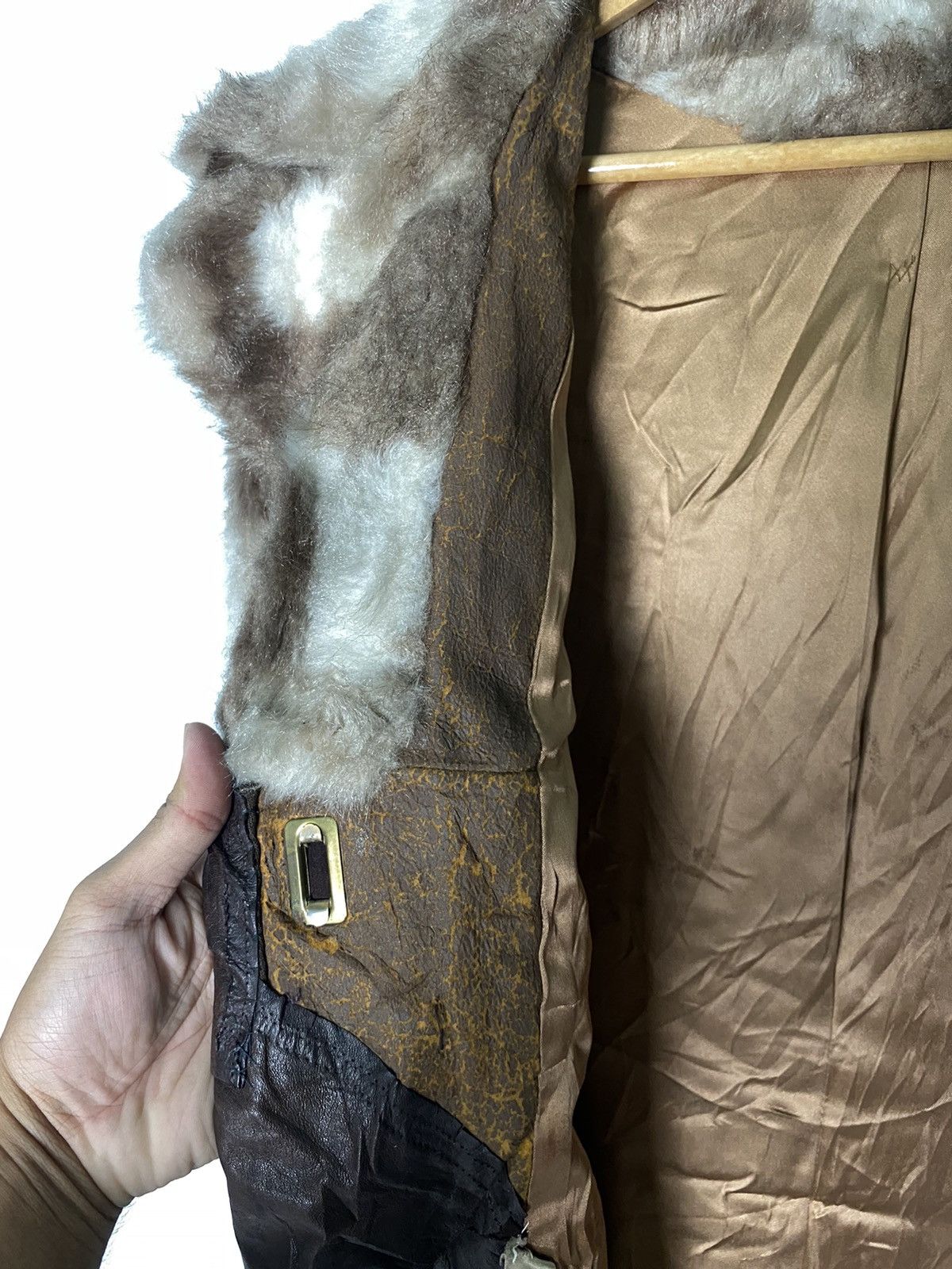 Vintage Vintage Fur Jacket Rare Design Size US XS / EU 42 / 0 - 7 Thumbnail