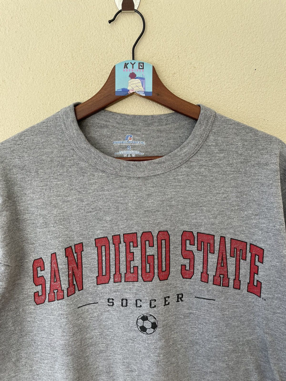 Russell Athletic × Vintage Y2K SAN DIEGO SOCCER TEE Size US S / EU 44-46 / 1 - 4 Thumbnail