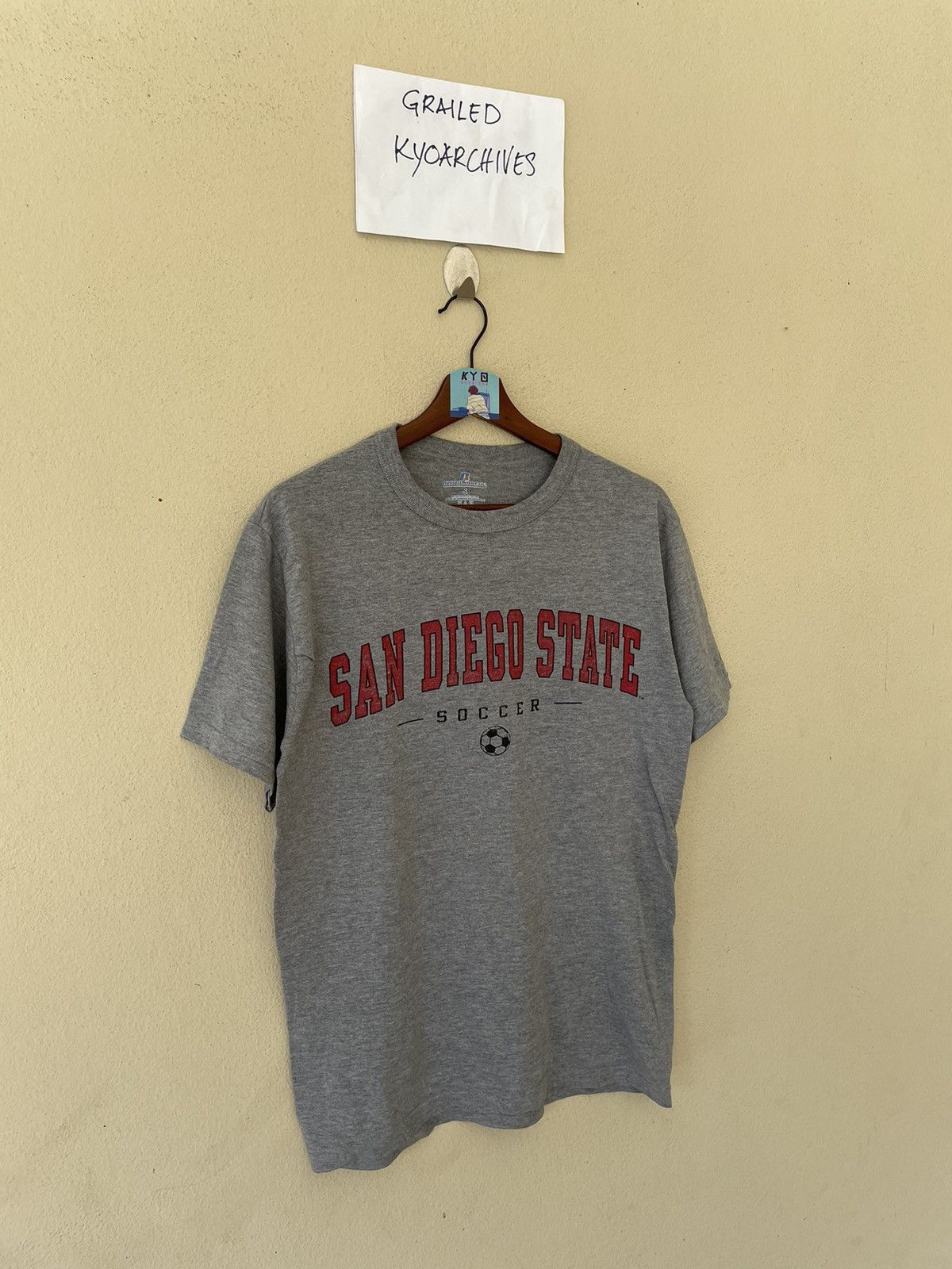 Russell Athletic × Vintage Y2K SAN DIEGO SOCCER TEE Size US S / EU 44-46 / 1 - 2 Thumbnail