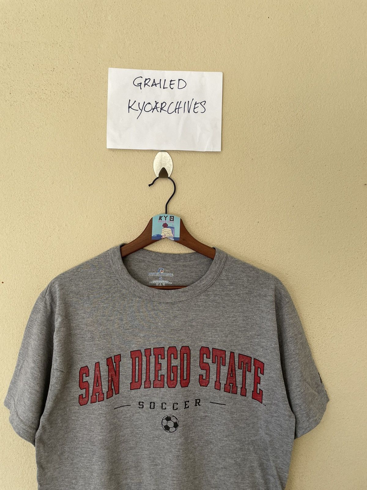 Russell Athletic × Vintage Y2K SAN DIEGO SOCCER TEE Size US S / EU 44-46 / 1 - 3 Thumbnail