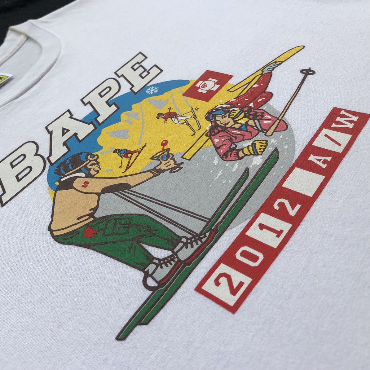 Bape OG BAPE 2012 AW Season Ski T-Shirt Size US M / EU 48-50 / 2 - 8 Thumbnail