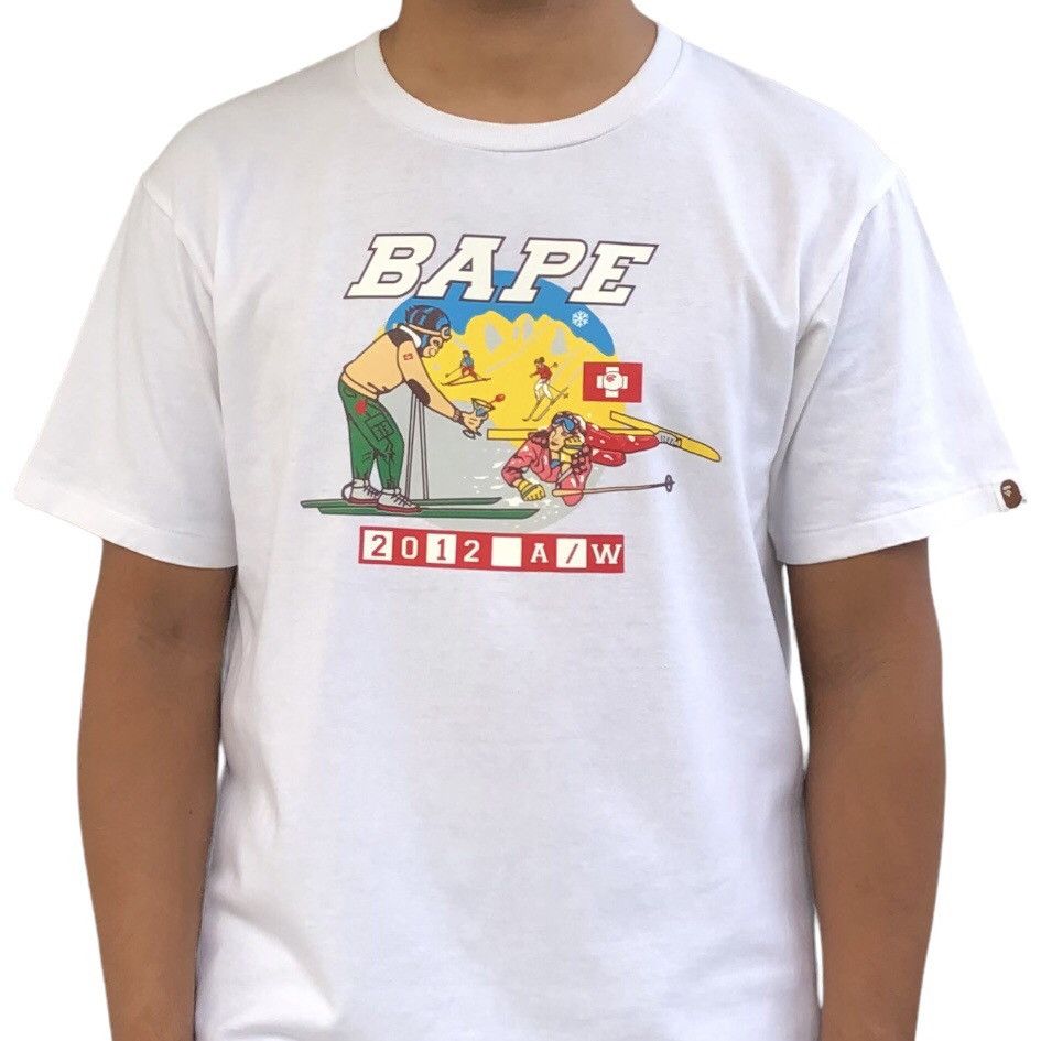 Bape OG BAPE 2012 AW Season Ski T-Shirt Size US M / EU 48-50 / 2 - 2 Thumbnail