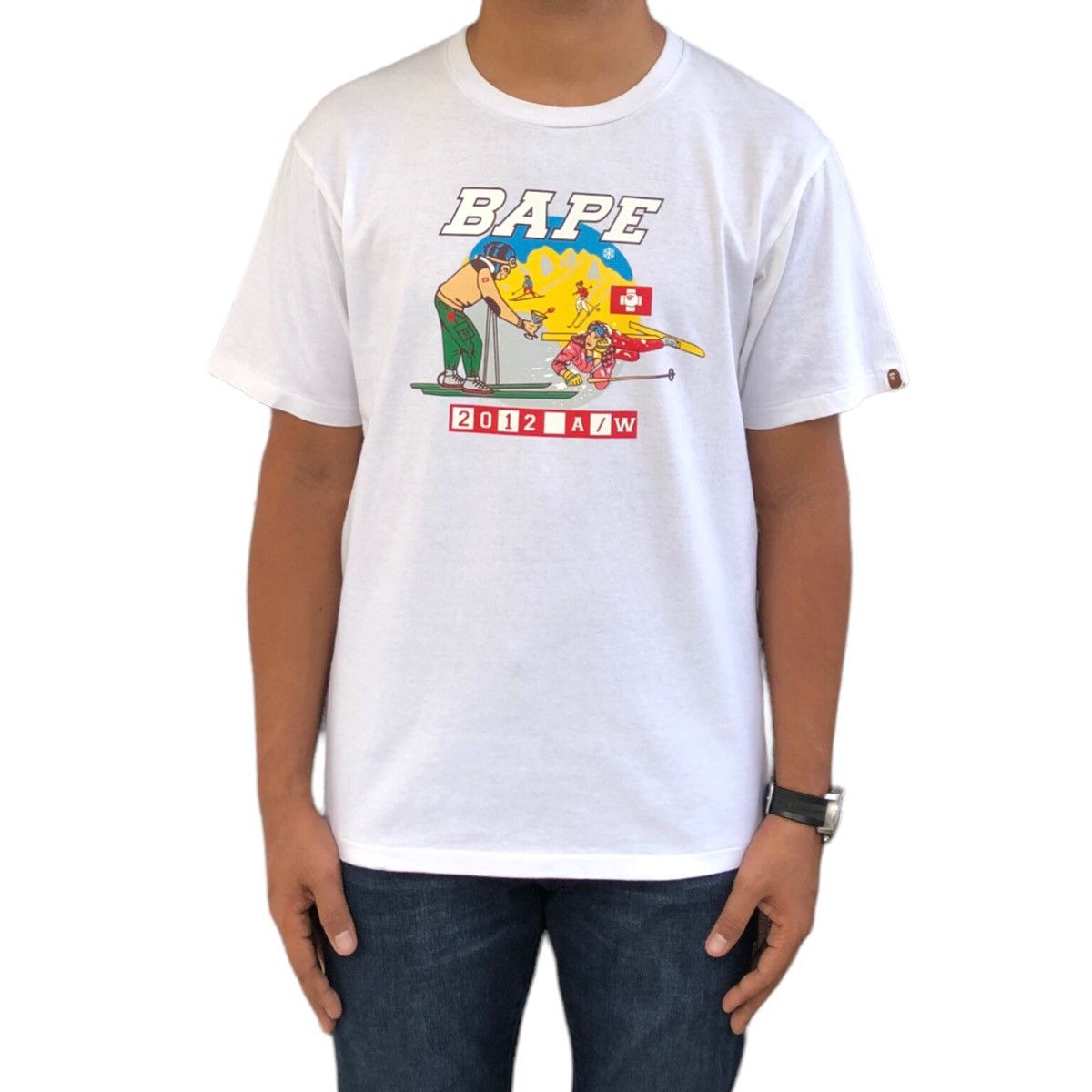 Bape OG BAPE 2012 AW Season Ski T-Shirt Size US M / EU 48-50 / 2 - 4 Thumbnail