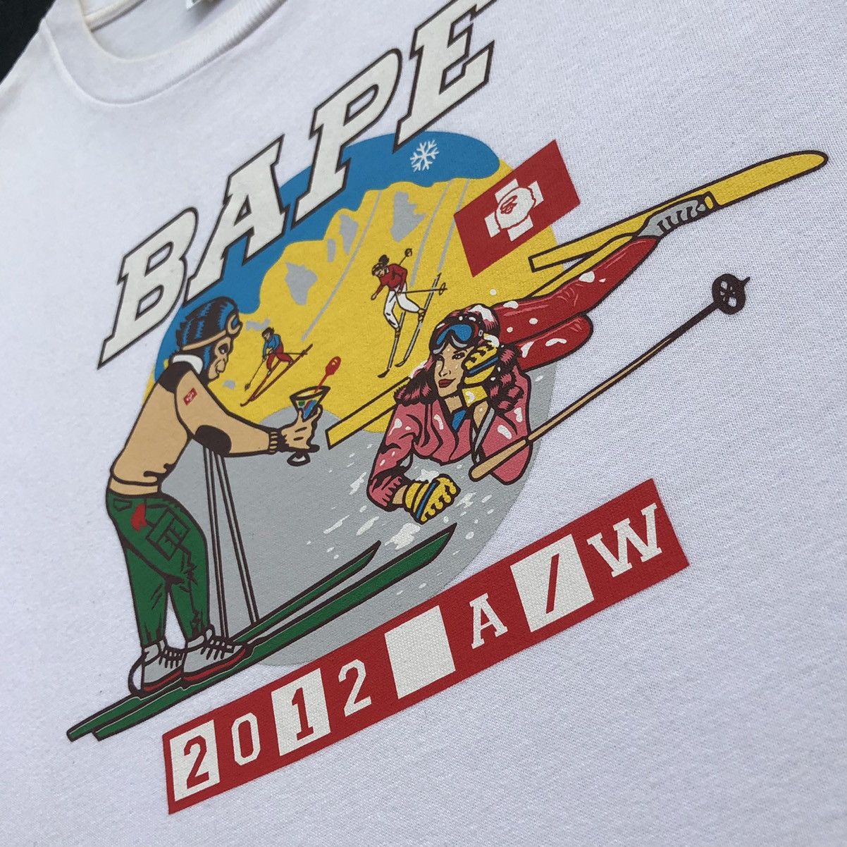 Bape OG BAPE 2012 AW Season Ski T-Shirt Size US M / EU 48-50 / 2 - 7 Thumbnail