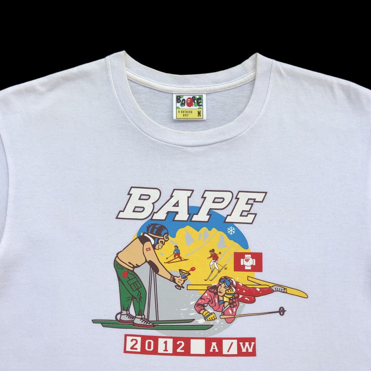 Bape OG BAPE 2012 AW Season Ski T-Shirt Size US M / EU 48-50 / 2 - 6 Thumbnail