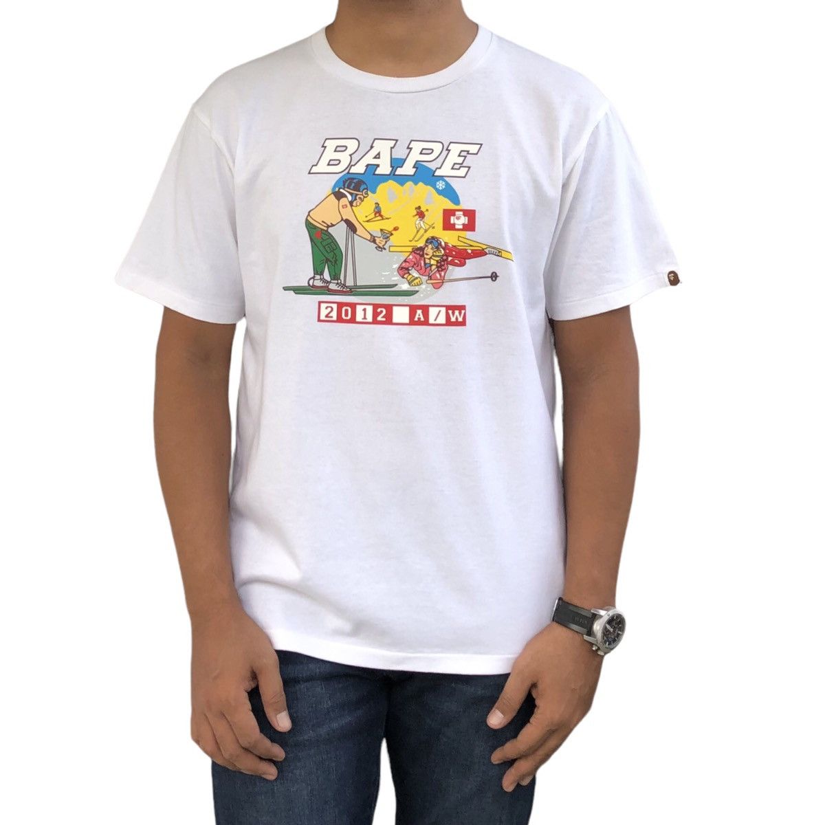 Bape OG BAPE 2012 AW Season Ski T-Shirt Size US M / EU 48-50 / 2 - 1 Thumbnail