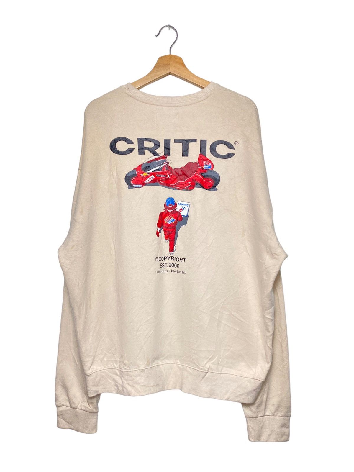 Vintage Critic x Akira Crewneck / Pokemon Evangelion Anime