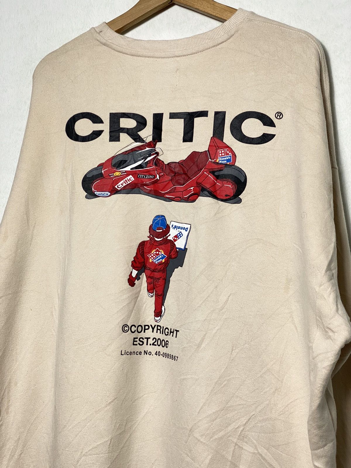 Cartoon Network Vintage Critic x Akira Crewneck / Pokemon Evangelion Anime Size US XL / EU 56 / 4 - 3 Thumbnail