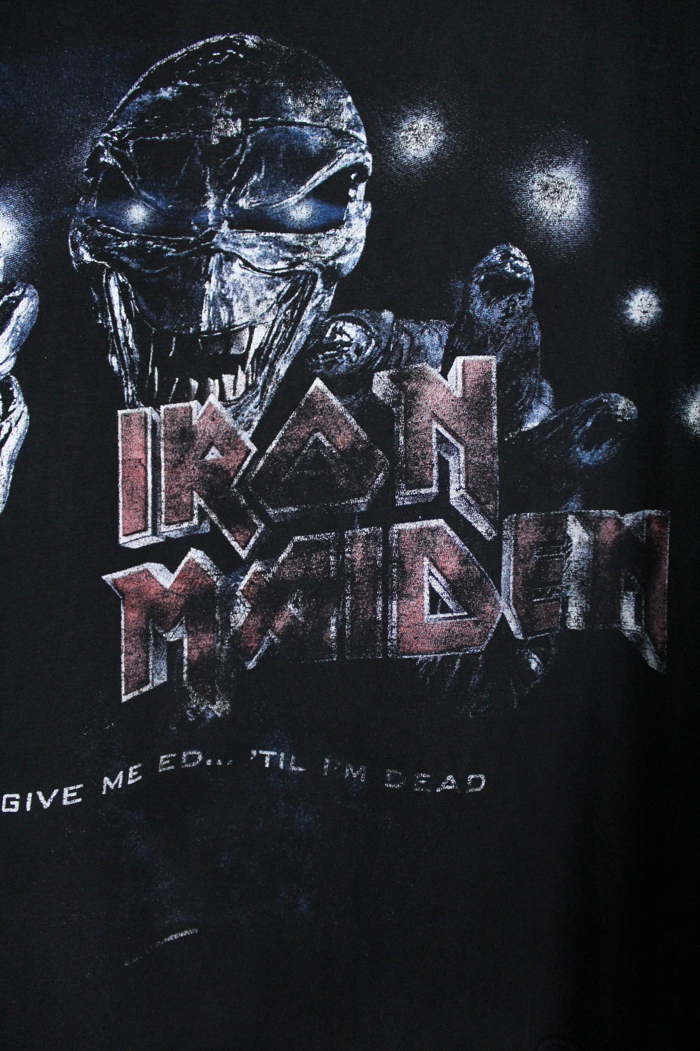 Band Tees Iron Maiden Vintage 00s 2003 Rock Band Tour Graphic T-shirt Size US L / EU 52-54 / 3 - 7 Thumbnail