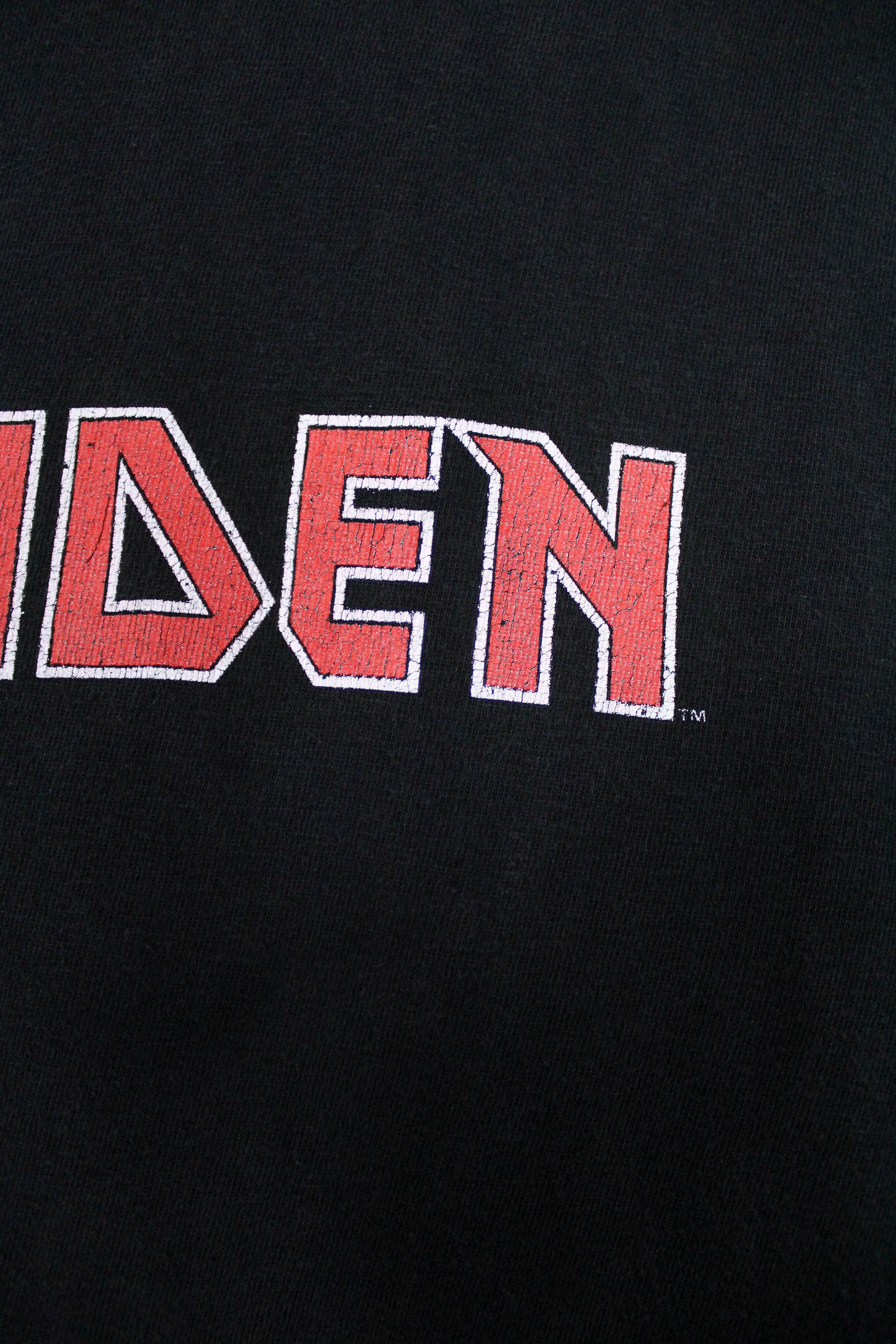 Band Tees Iron Maiden Vintage 00s 2003 Rock Band Tour Graphic T-shirt Size US L / EU 52-54 / 3 - 12 Thumbnail