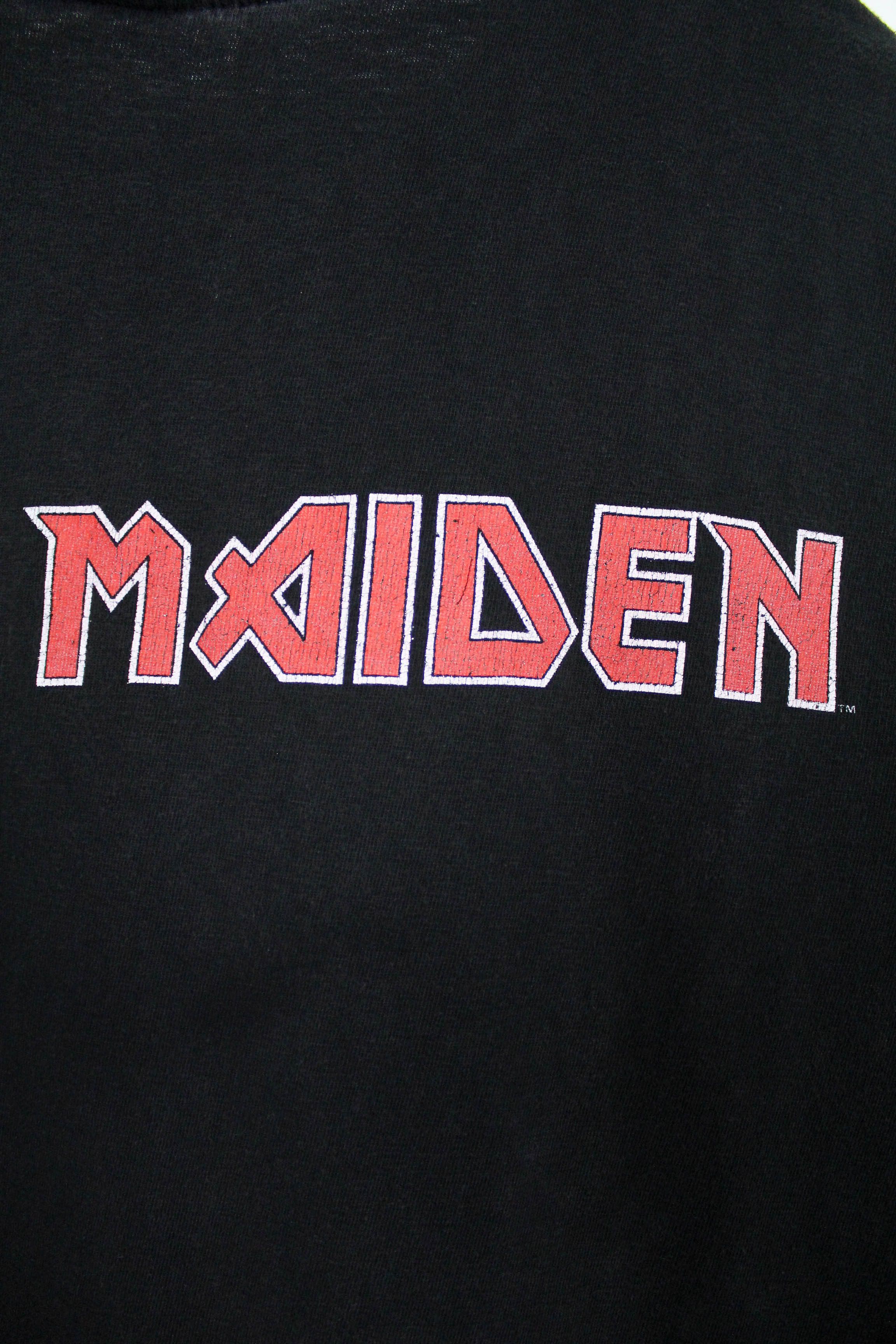 Band Tees Iron Maiden Vintage 00s 2003 Rock Band Tour Graphic T-shirt Size US L / EU 52-54 / 3 - 11 Thumbnail