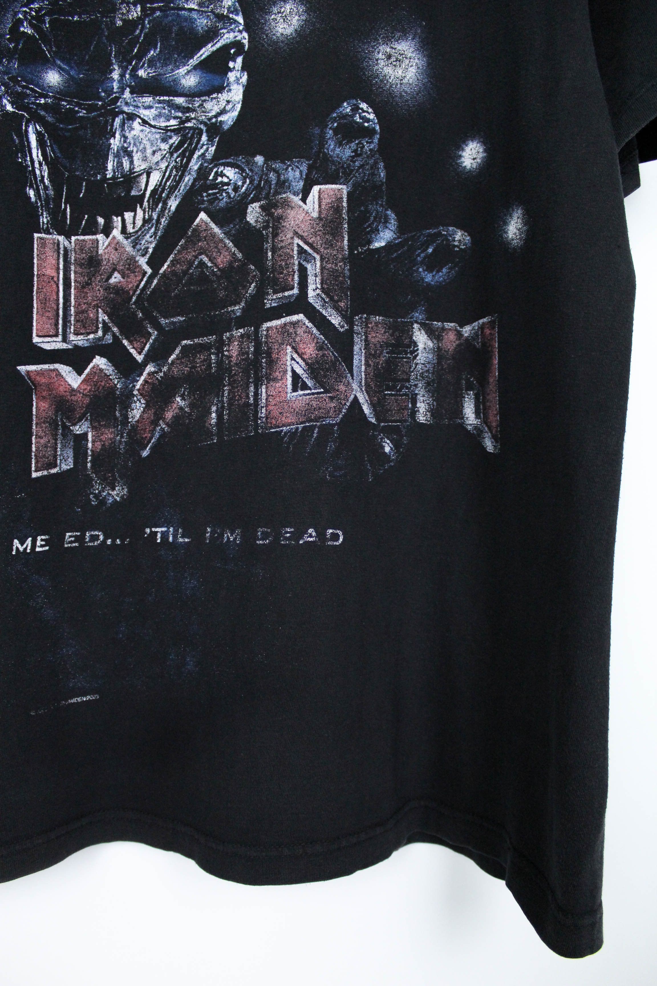 Band Tees Iron Maiden Vintage 00s 2003 Rock Band Tour Graphic T-shirt Size US L / EU 52-54 / 3 - 6 Thumbnail