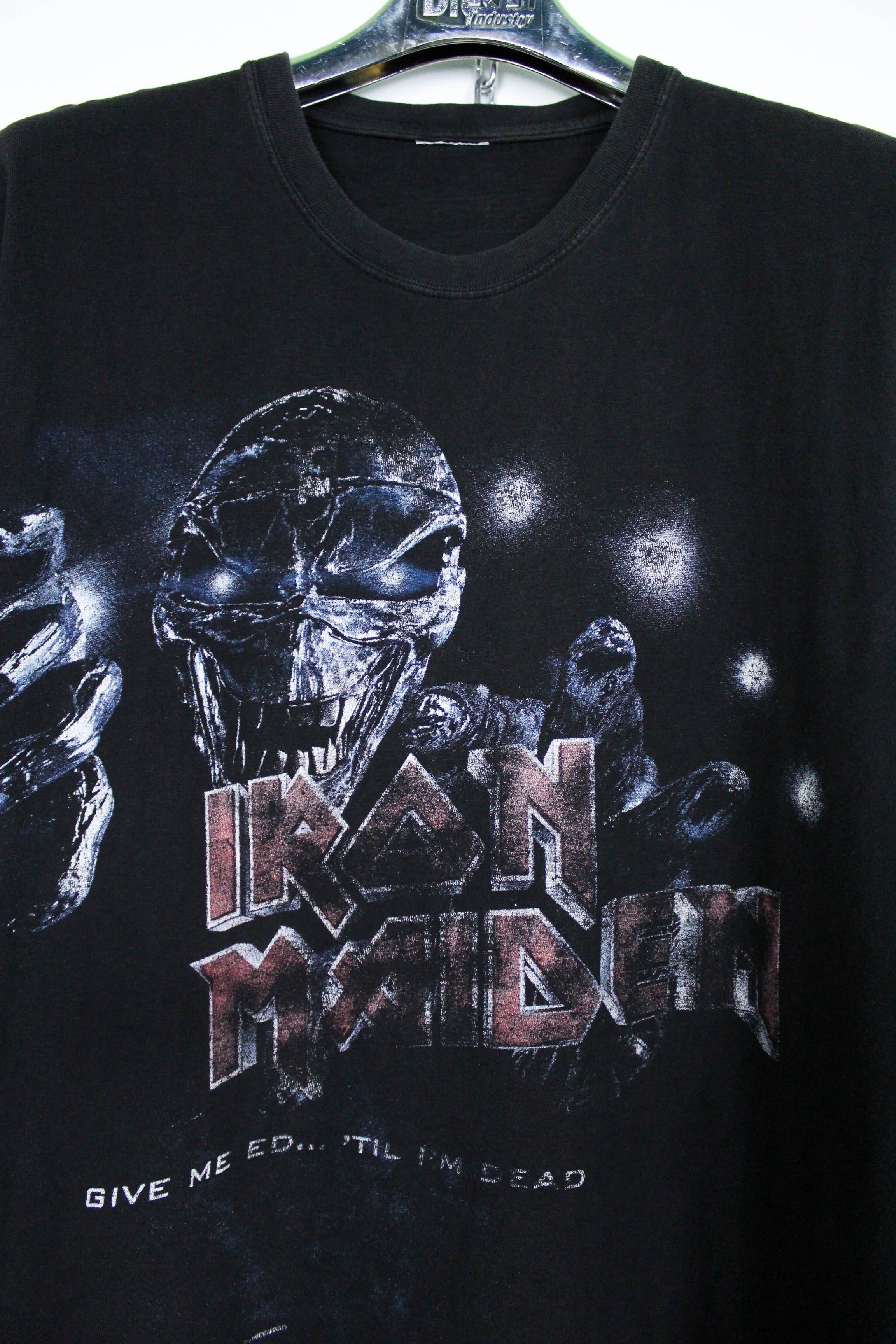 Band Tees Iron Maiden Vintage 00s 2003 Rock Band Tour Graphic T-shirt Size US L / EU 52-54 / 3 - 3 Thumbnail