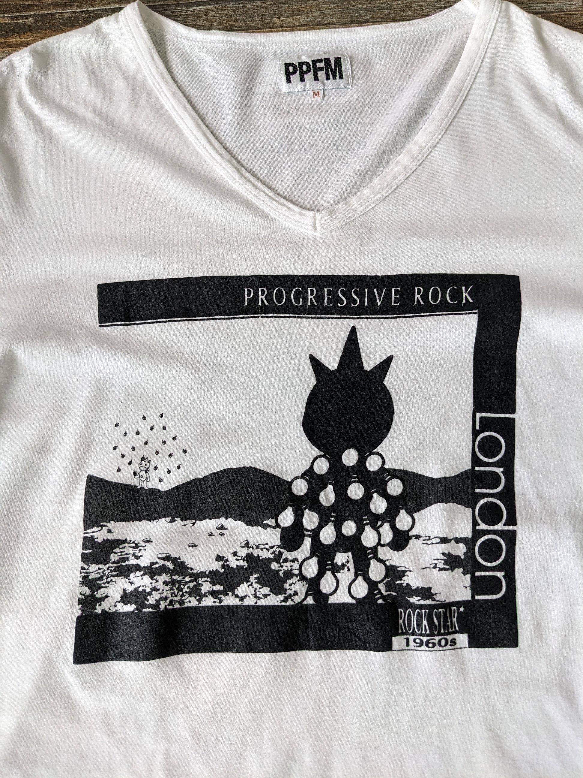 Japanese Brand × PPFM × Seditionaries PPFM T Shirt Punk V Neck Size US M / EU 48-50 / 2 - 7 Thumbnail
