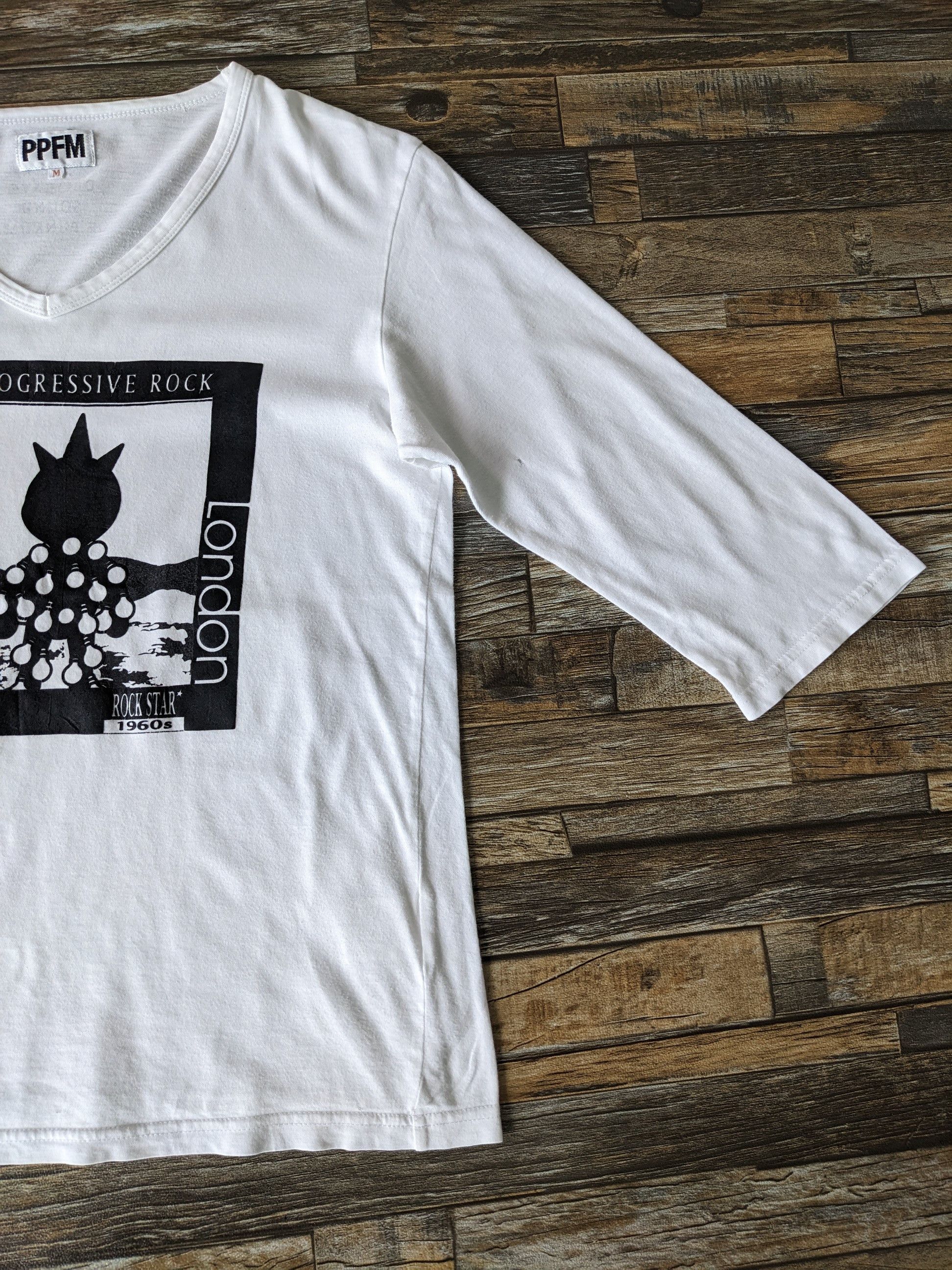 Japanese Brand × PPFM × Seditionaries PPFM T Shirt Punk V Neck Size US M / EU 48-50 / 2 - 5 Thumbnail