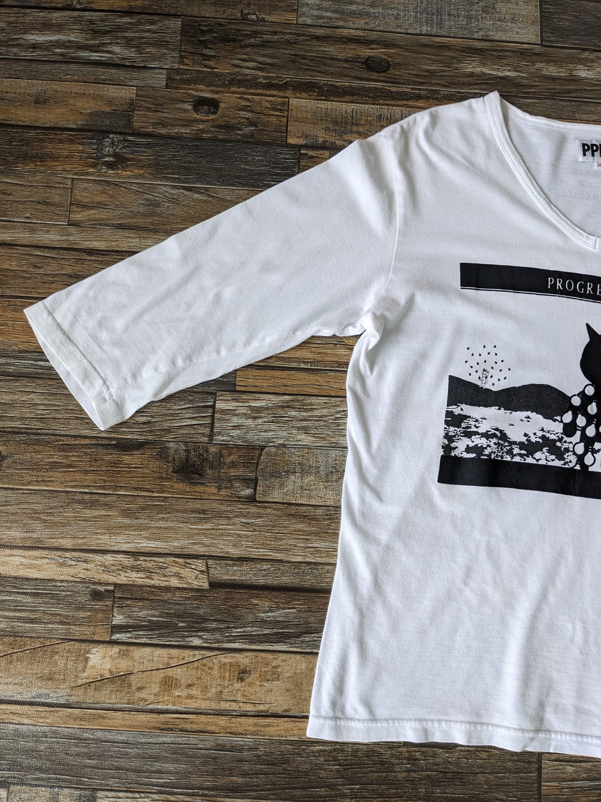 Japanese Brand × PPFM × Seditionaries PPFM T Shirt Punk V Neck Size US M / EU 48-50 / 2 - 8 Thumbnail