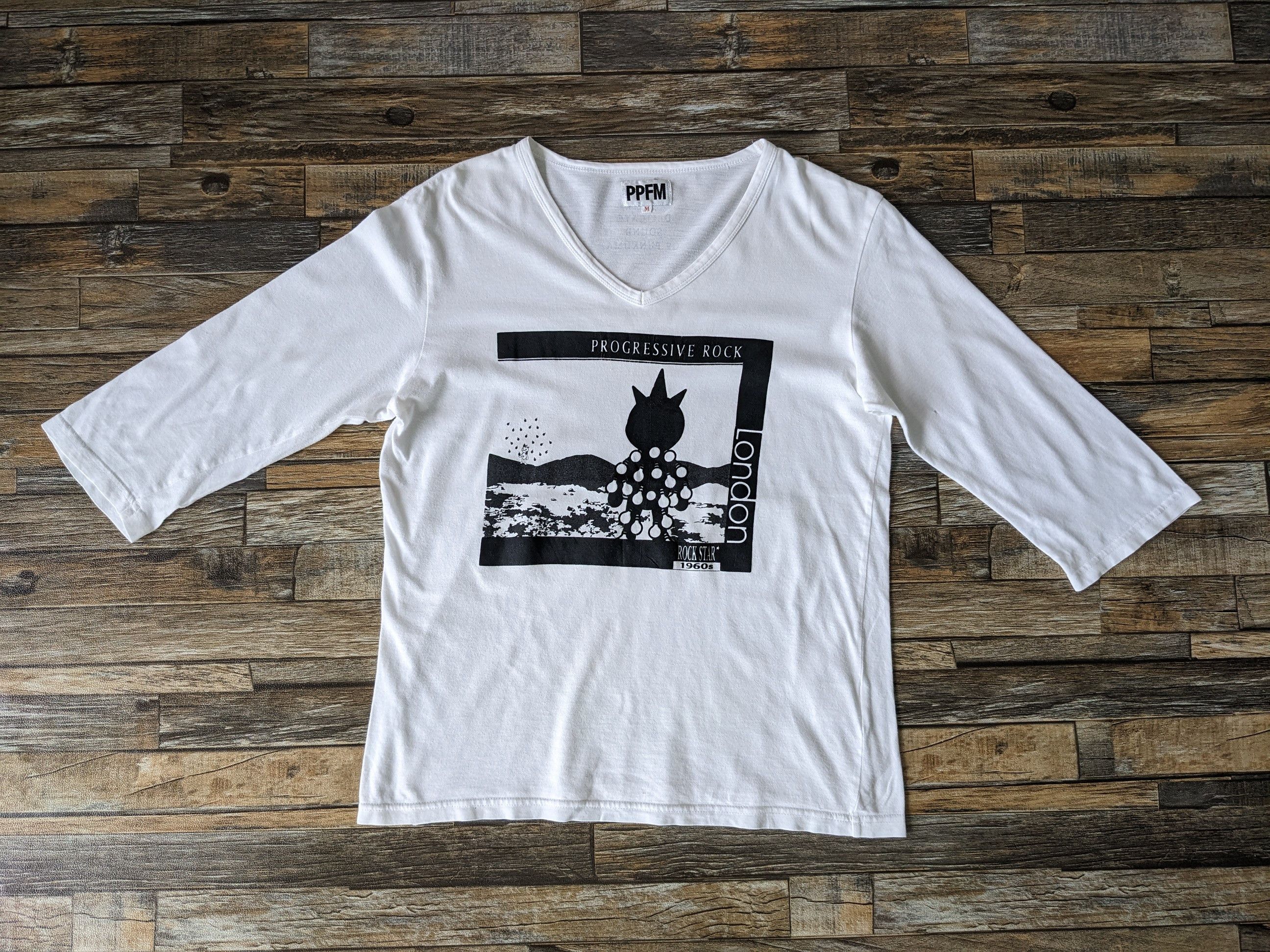 Japanese Brand × PPFM × Seditionaries PPFM T Shirt Punk V Neck Size US M / EU 48-50 / 2 - 1 Thumbnail