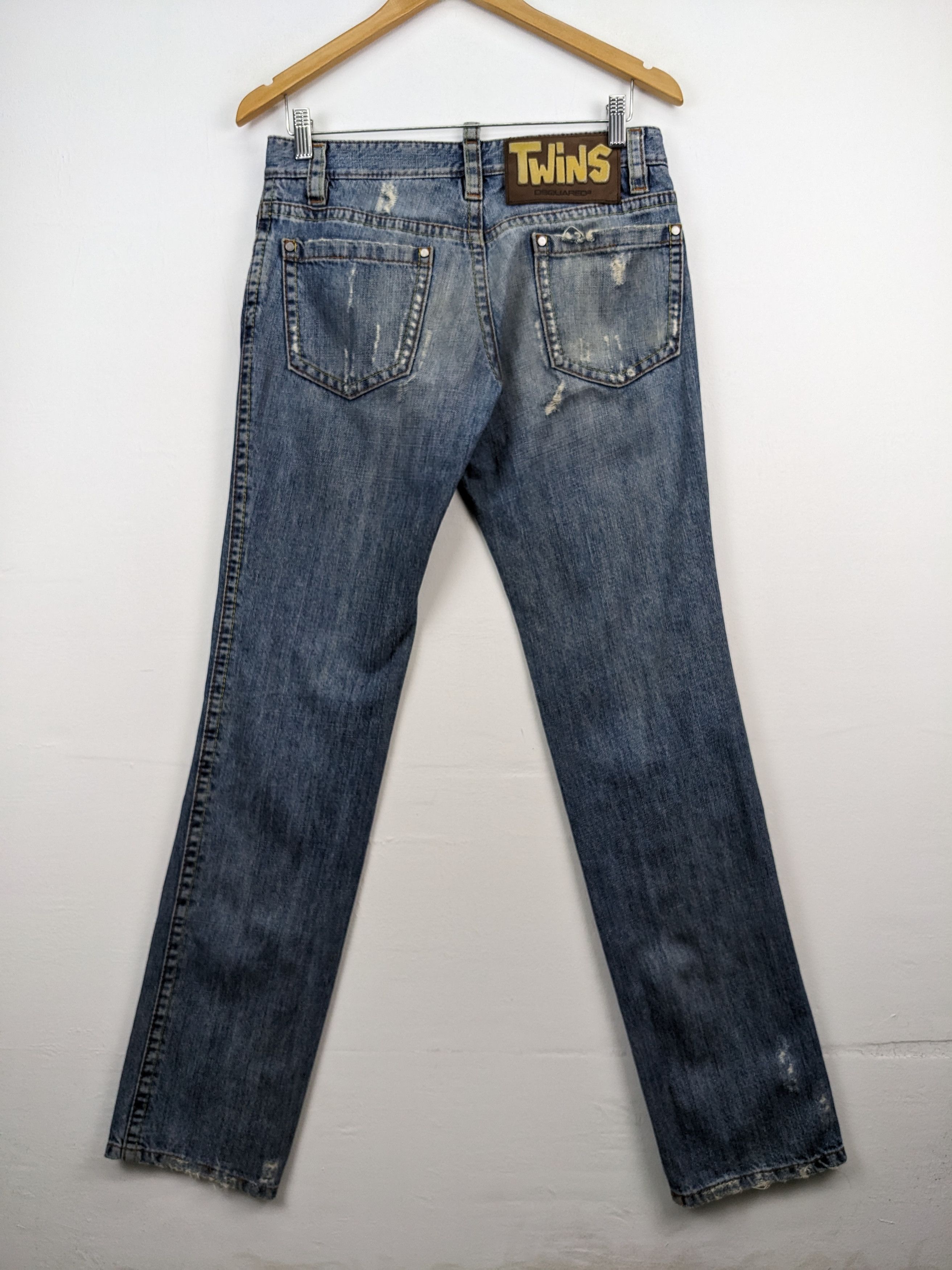 Dsquared2 Dsquared 2 Denim Distressed Custom Made Size 30" / US 8 / IT 44 - 2 Thumbnail