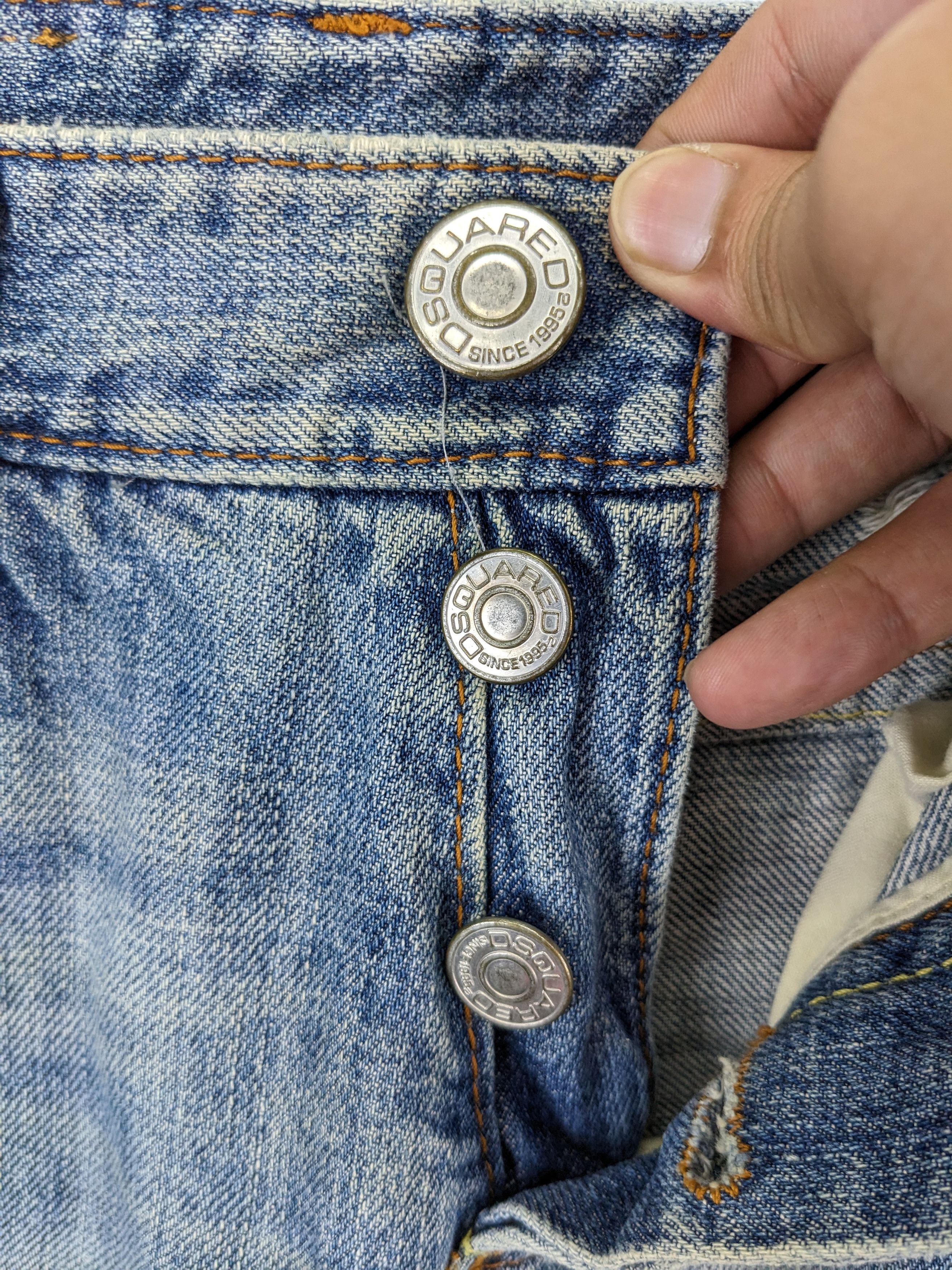 Dsquared2 Dsquared 2 Denim Distressed Custom Made Size 30" / US 8 / IT 44 - 12 Thumbnail
