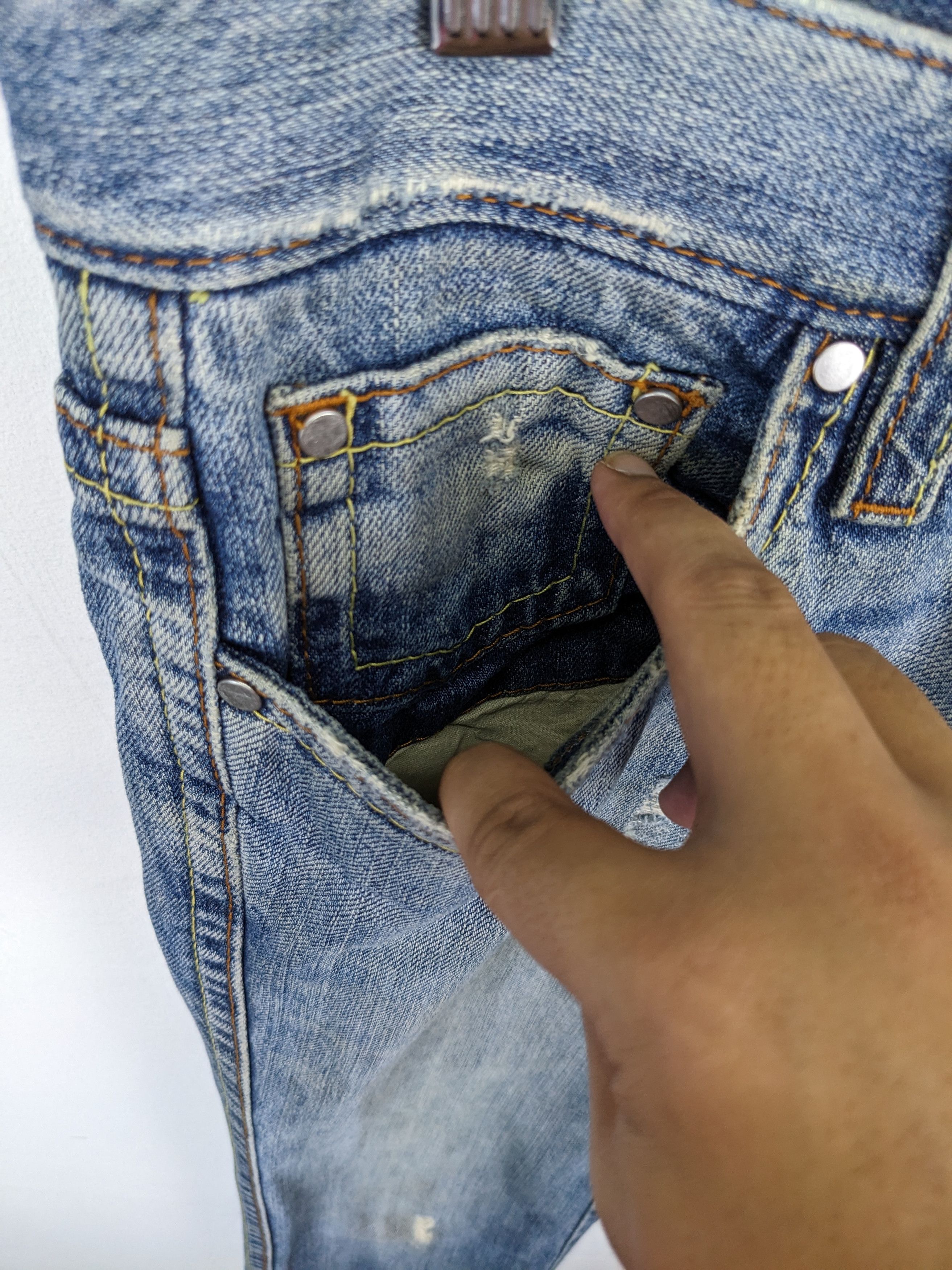 Dsquared2 Dsquared 2 Denim Distressed Custom Made Size 30" / US 8 / IT 44 - 11 Thumbnail