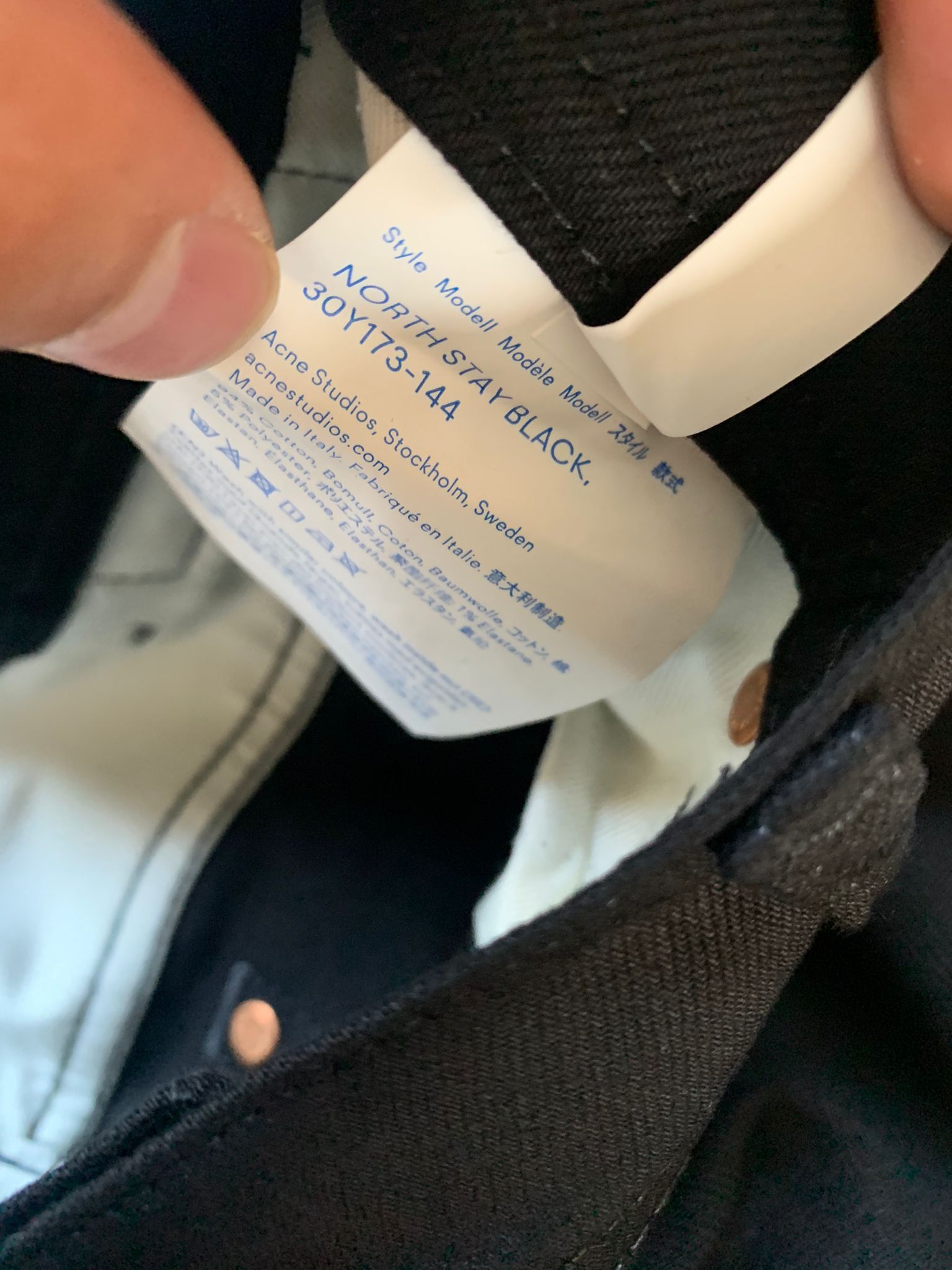Acne Studios North Denim in Stay Black Size US 28 / EU 44 - 15 Thumbnail
