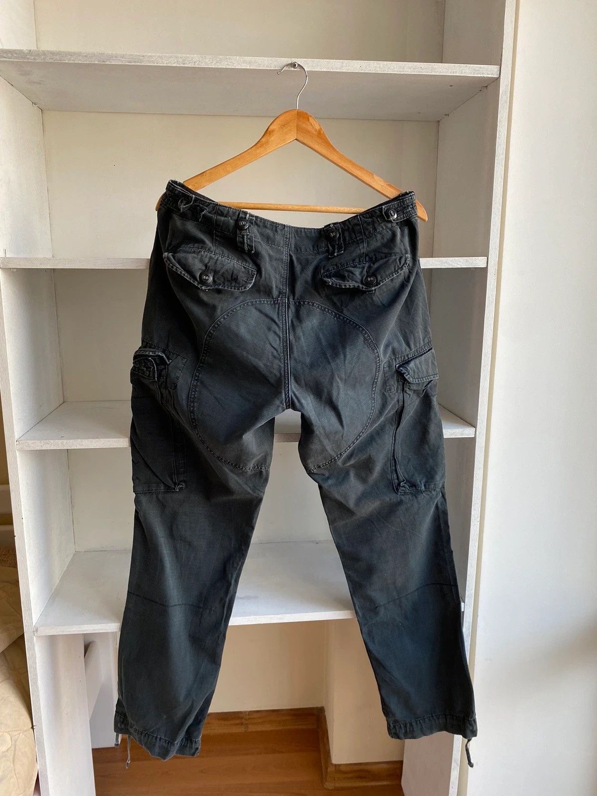Vintage Polo Ralph Lauren Black Cargo Pants