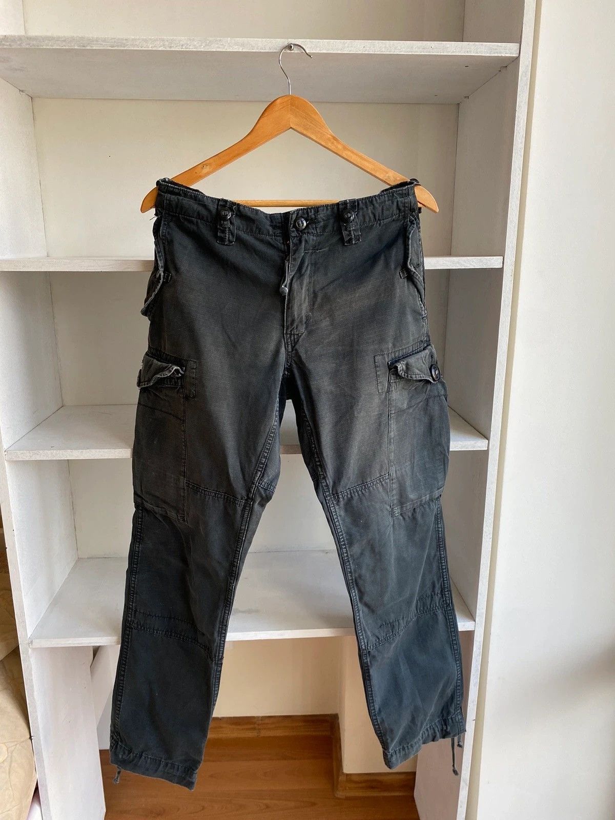 Vintage Polo Ralph Lauren Black Cargo Pants