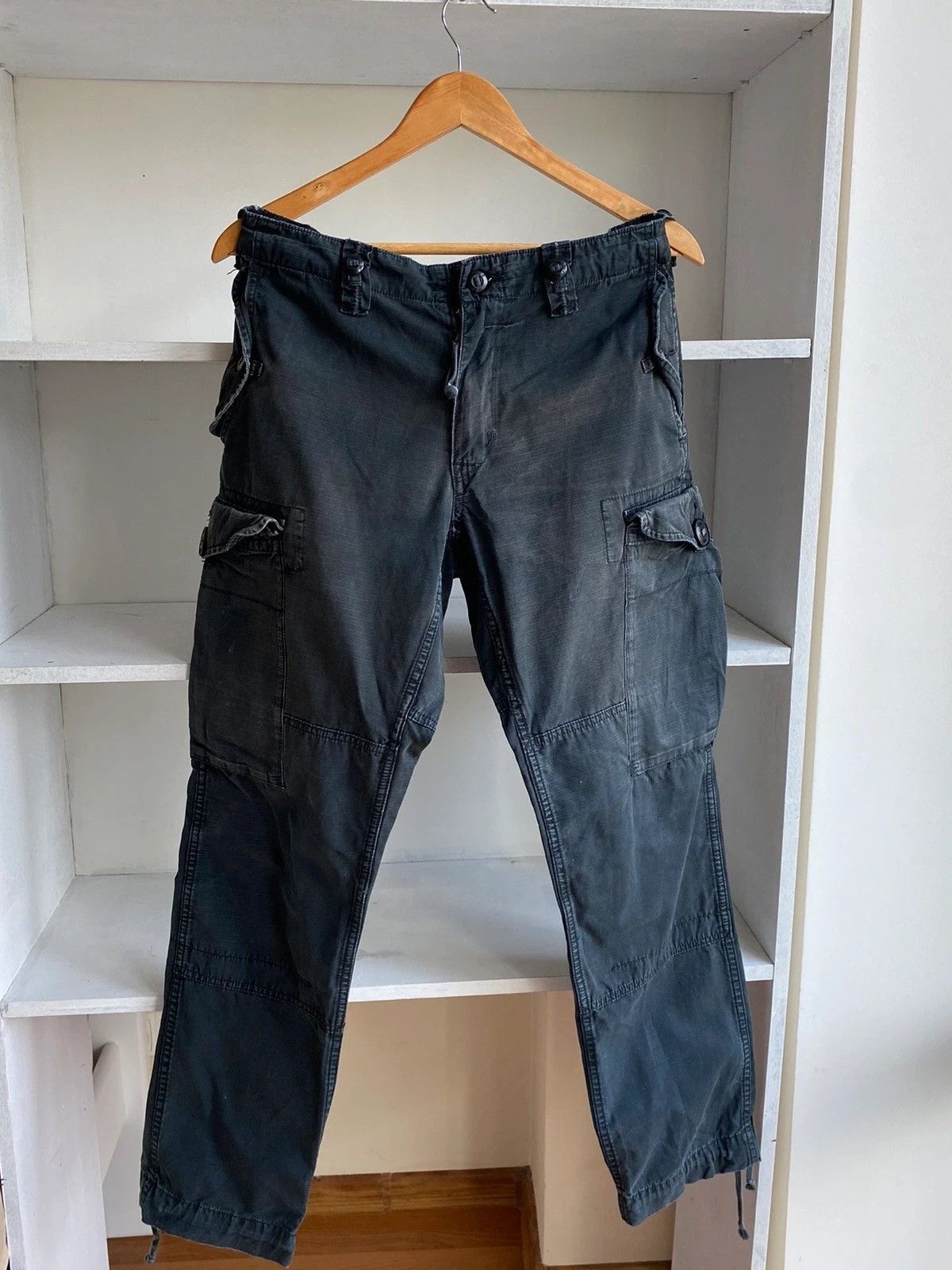 Vintage Polo Ralph Lauren Black Cargo Pants