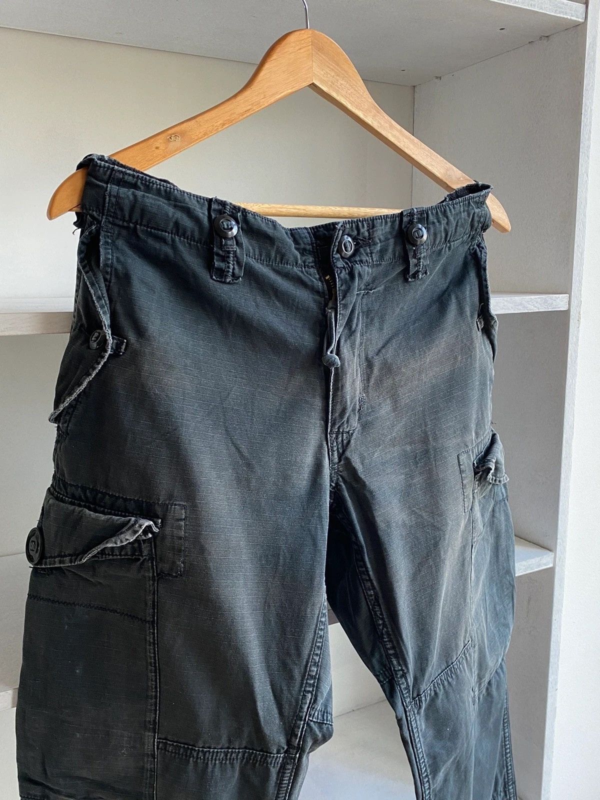 Vintage Polo Ralph Lauren Black Cargo Pants