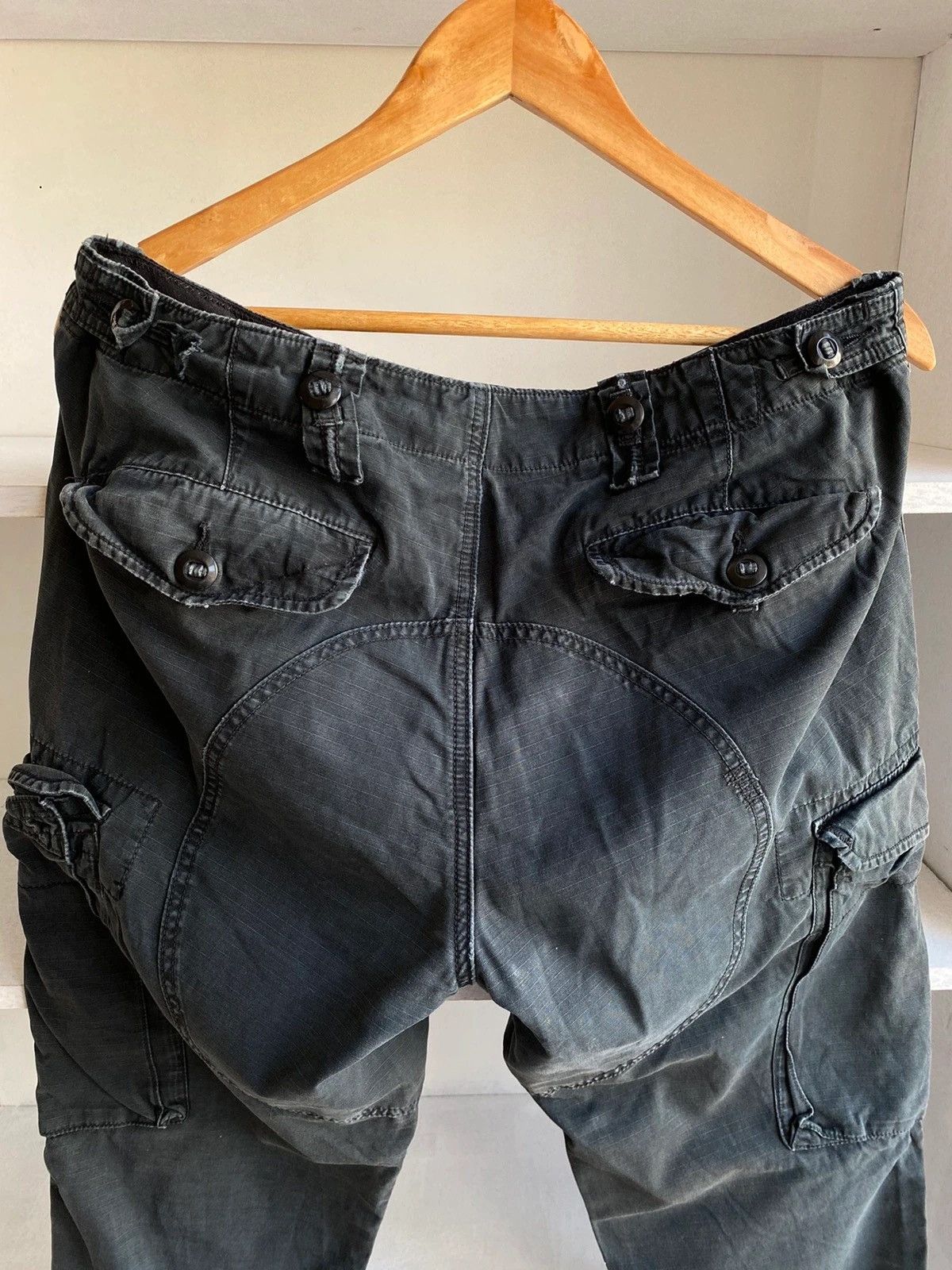 Vintage Polo Ralph Lauren Black Cargo Pants