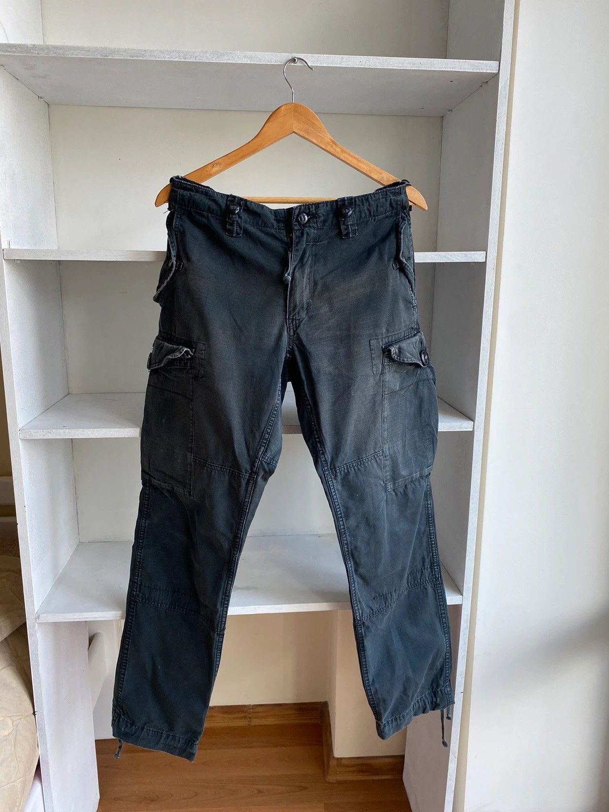 Vintage Polo Ralph Lauren Black Cargo Pants