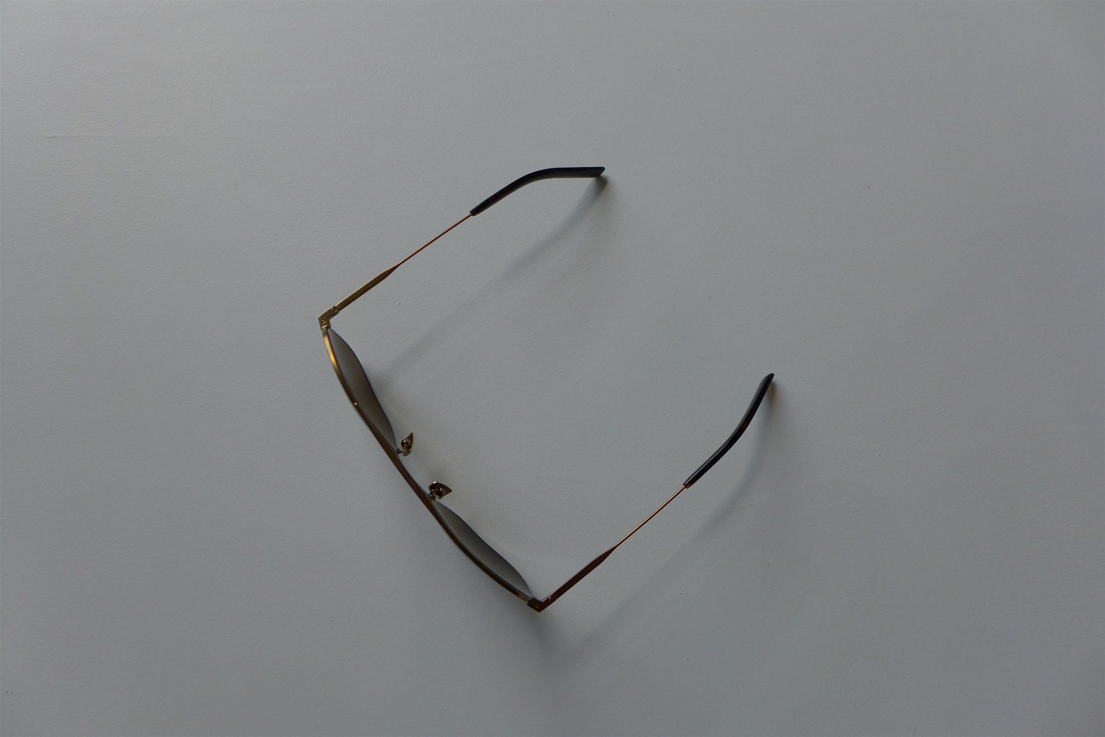 Saint Laurent Paris Saint Laurent SL 86 Aviator Sunglasses - Matte Gold Size ONE SIZE - 9 Thumbnail