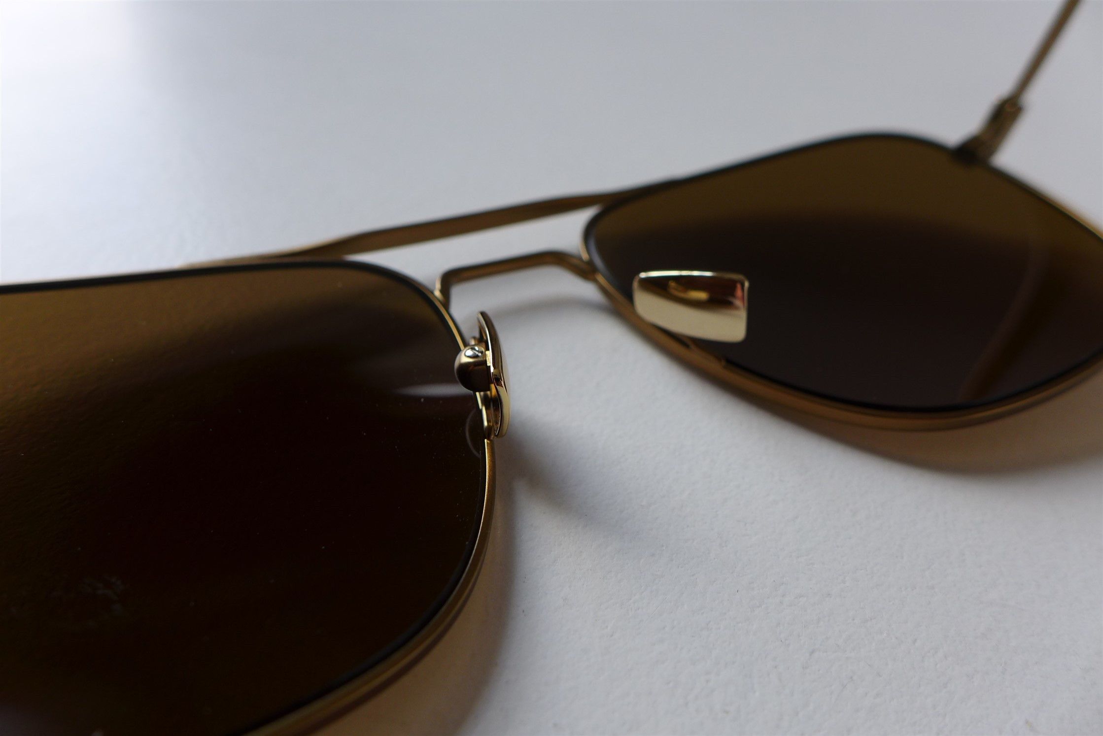Saint Laurent Paris Saint Laurent SL 86 Aviator Sunglasses - Matte Gold Size ONE SIZE - 11 Thumbnail
