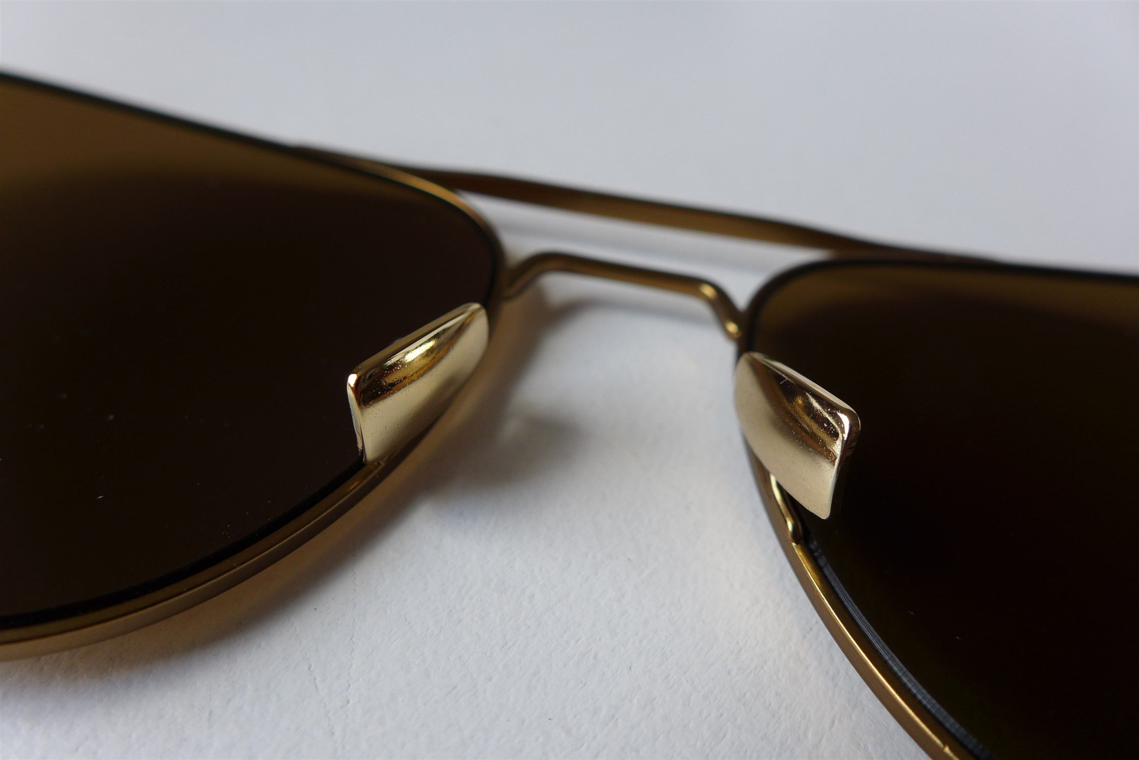 Saint Laurent Paris Saint Laurent SL 86 Aviator Sunglasses - Matte Gold Size ONE SIZE - 12 Thumbnail
