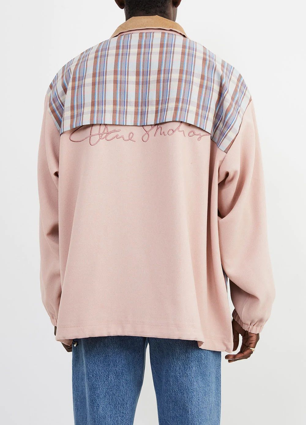 Acne Studios Acne Oversized Olenco Track Jacket - Blossom Pink & Lilac. Size US S / EU 44-46 / 1 - 2 Thumbnail