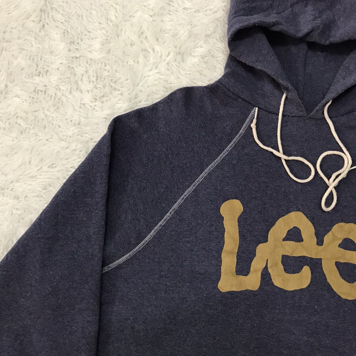 Lee Vintage Lee Big Logo Spell Hoodie Sweatshirt Made in Usa Size US XL / EU 56 / 4 - 6 Thumbnail